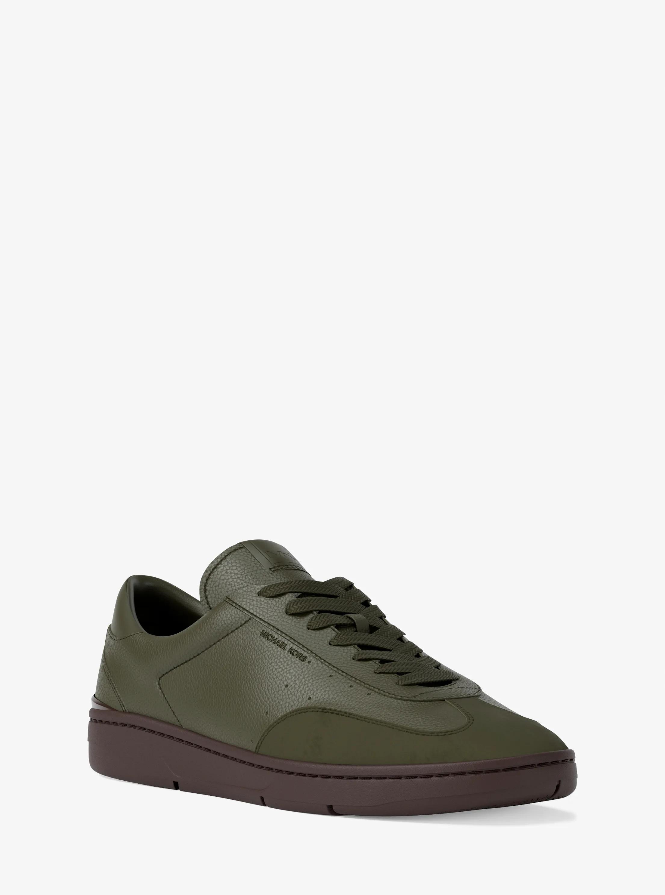 Wilton Leather Sneaker in IVY | Michael Kors