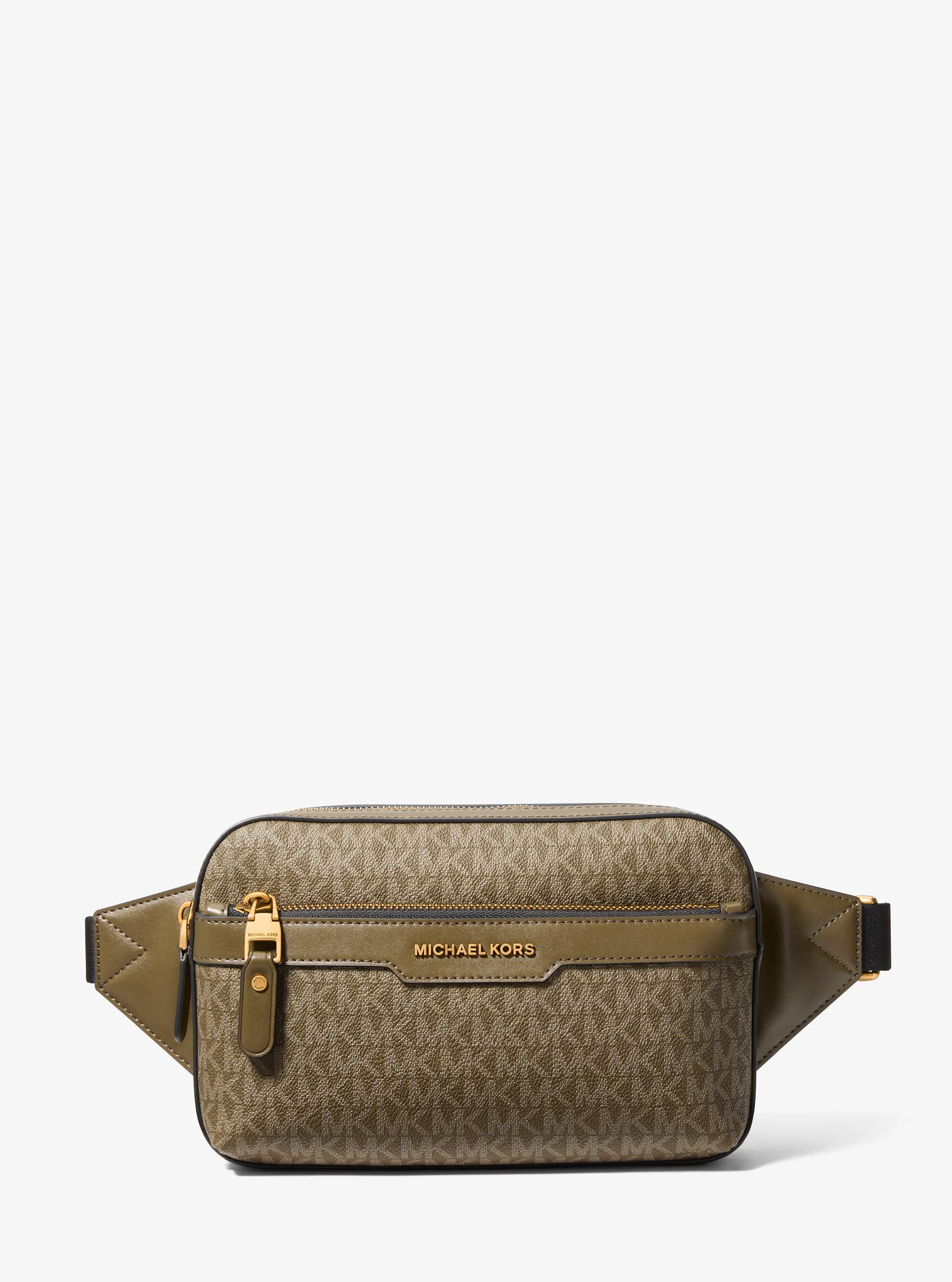 Monospalla Jet Set con stampa logo in LODEN | Michael Kors