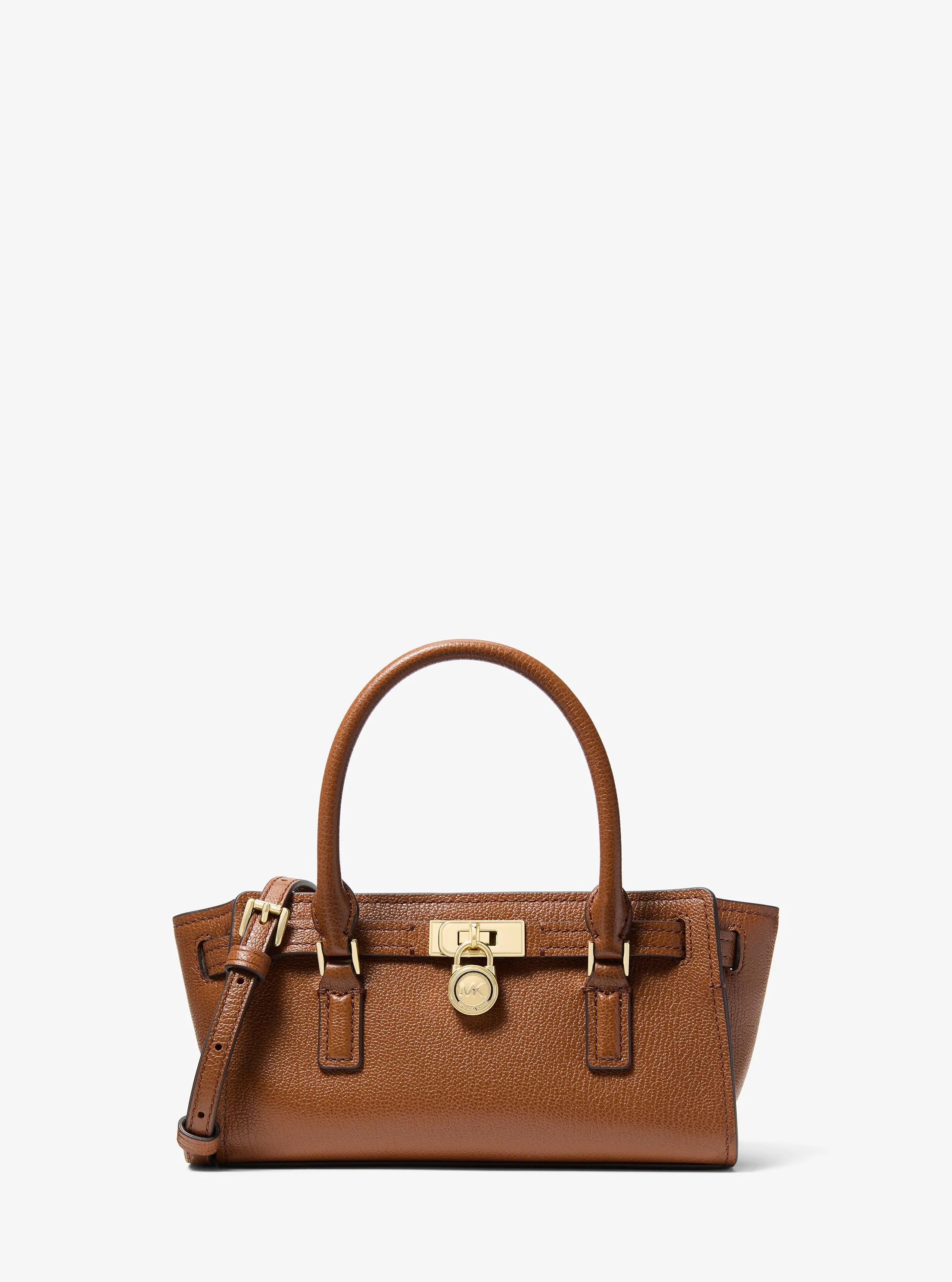 MK Très petit sac à bandoulière Hamilton Moderne en cuir - Marron - Michael Kors