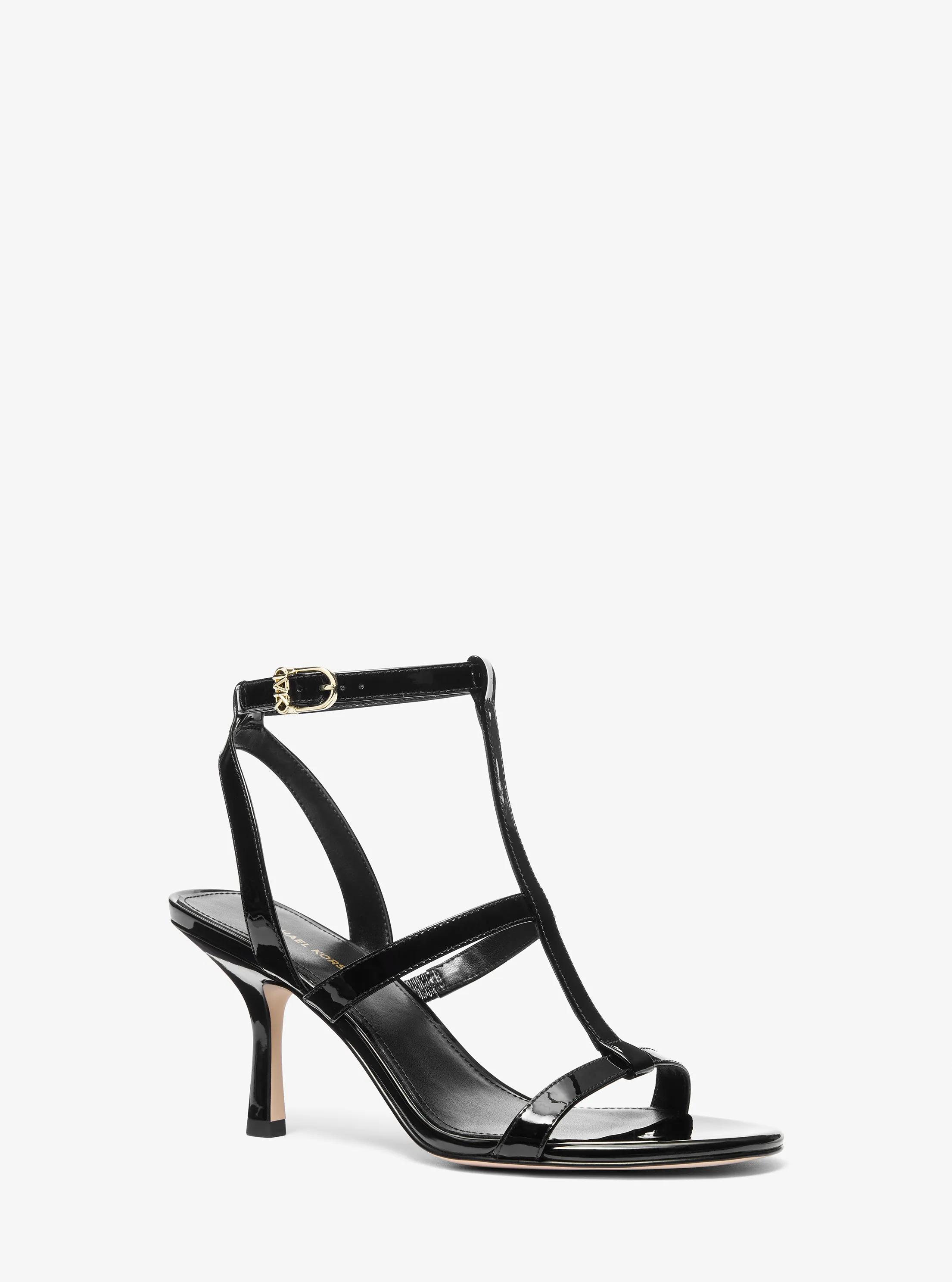 Sandale Nara aus Lackleder in SCHWARZ | Michael Kors