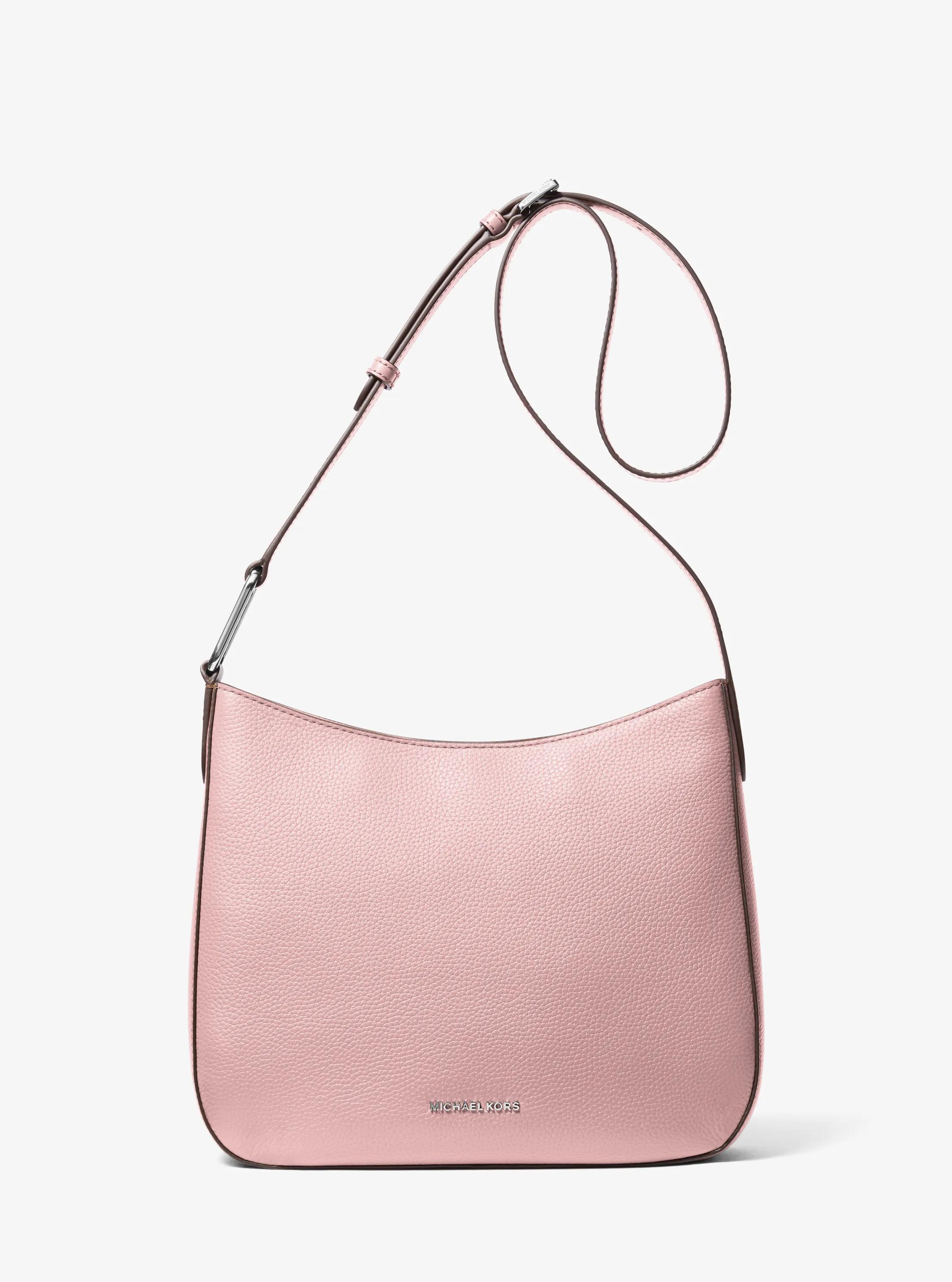 Kensington Large Pebbled Leather Crossbody Bag in SMOKEY ROSE | Michael Kors