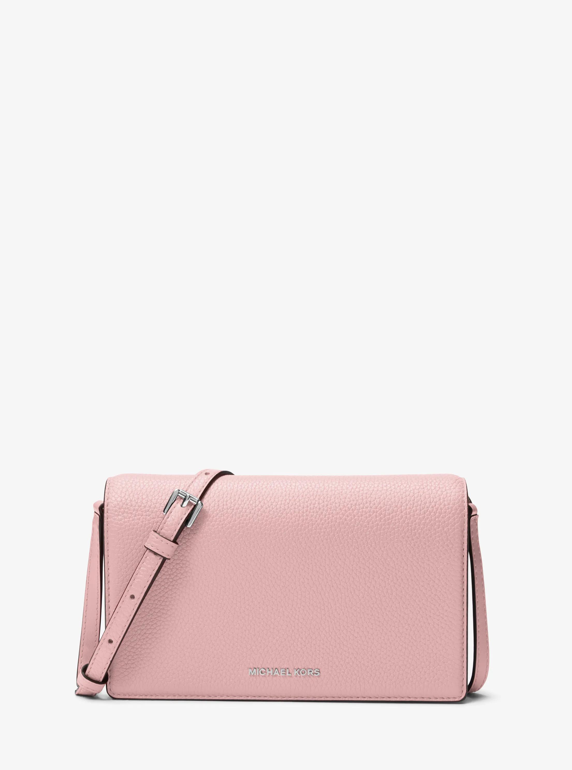 Bandolera Jet Set mediana de piel granulada in ROSA AHUMADO | Michael Kors