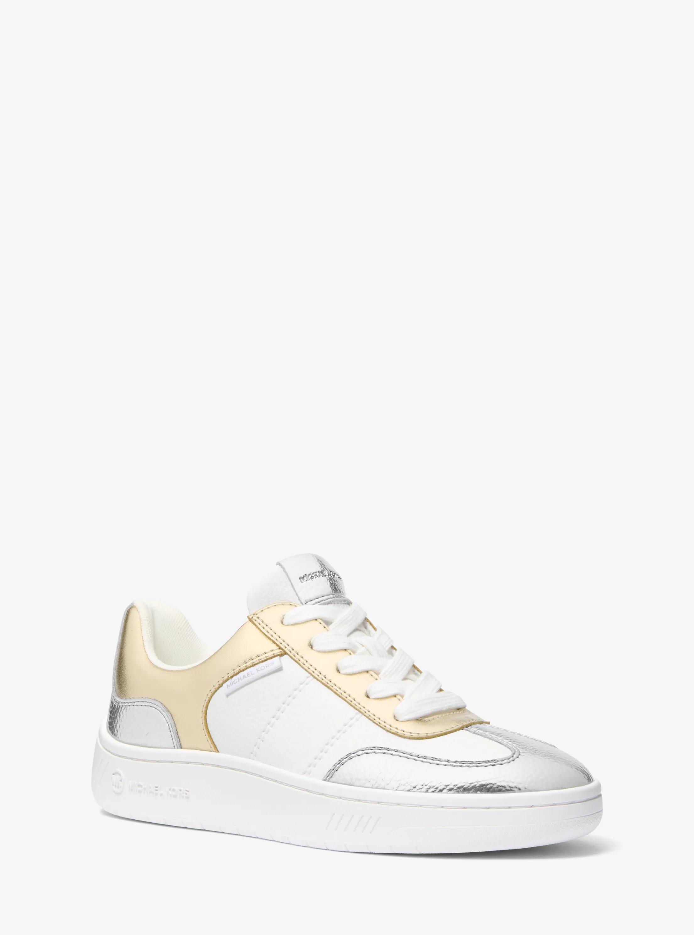 Kai Mixed-Media Sneaker in PL GLD MULTI | Michael Kors