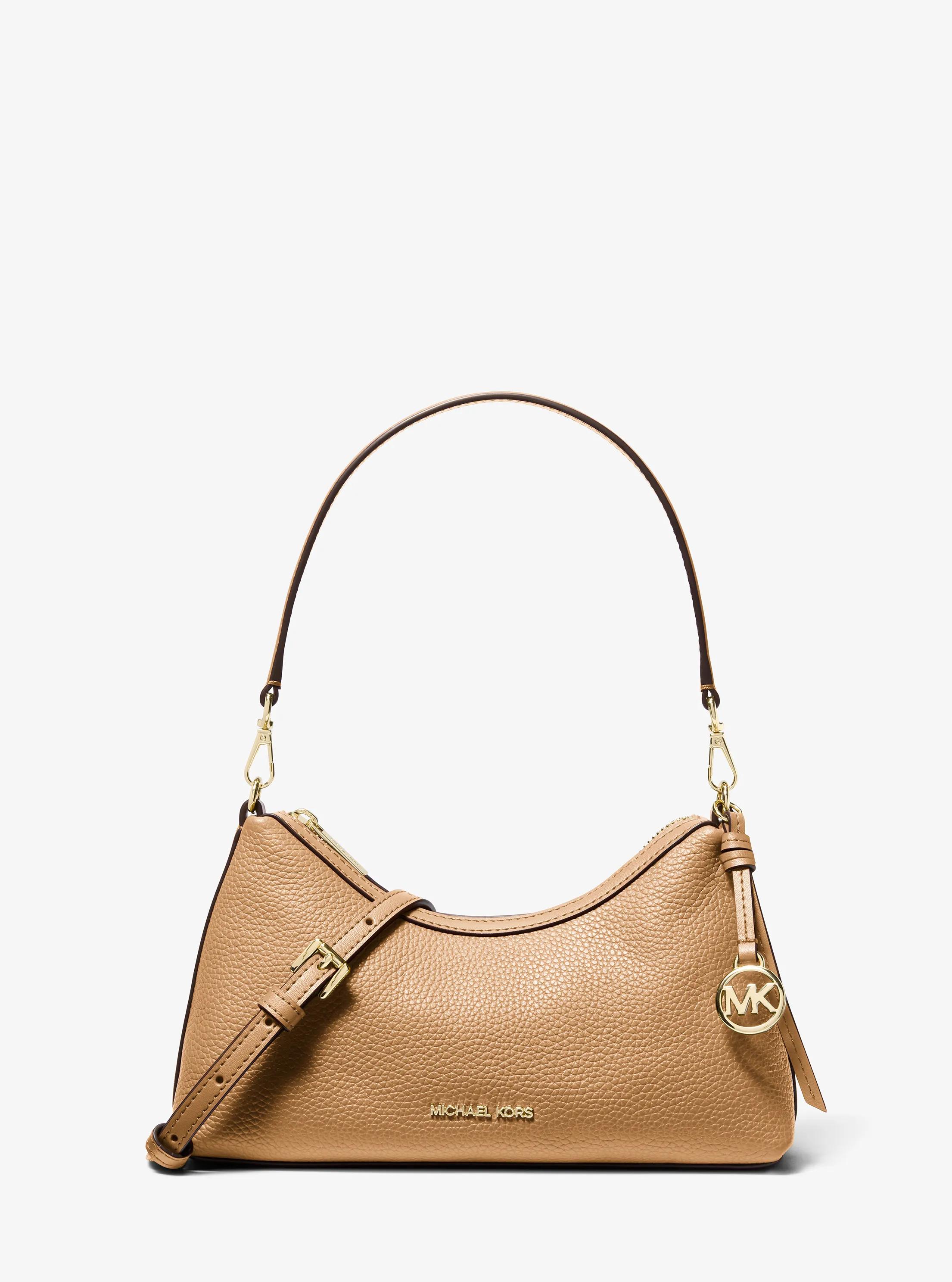 Bandolera Sammy peque&ntilde;a convertible de piel granulada in CAMEL | Michael Kors