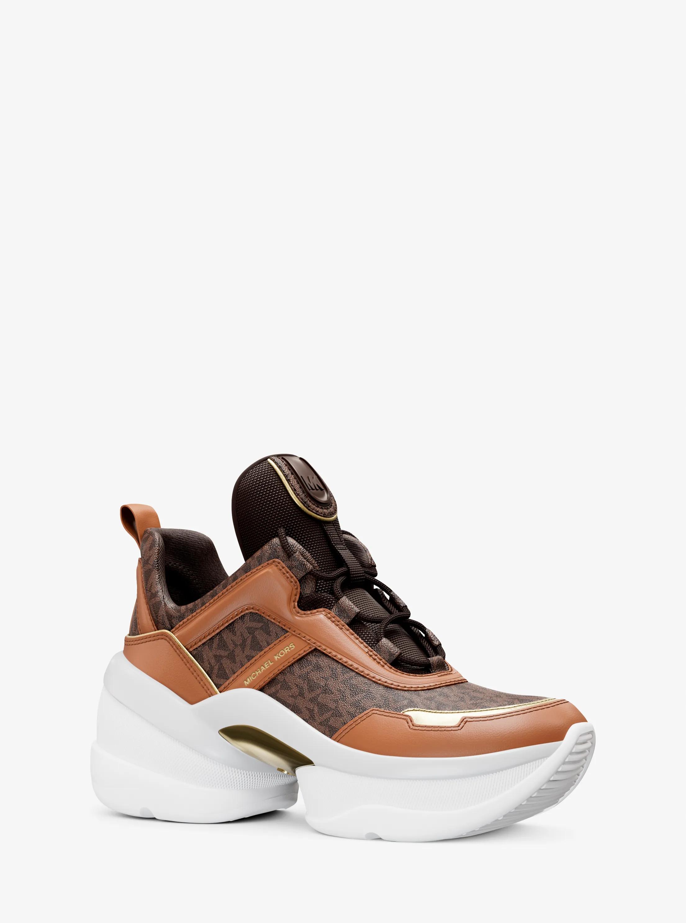 Michael Kors Olympia Signature Logo Trainer | Arden Fair