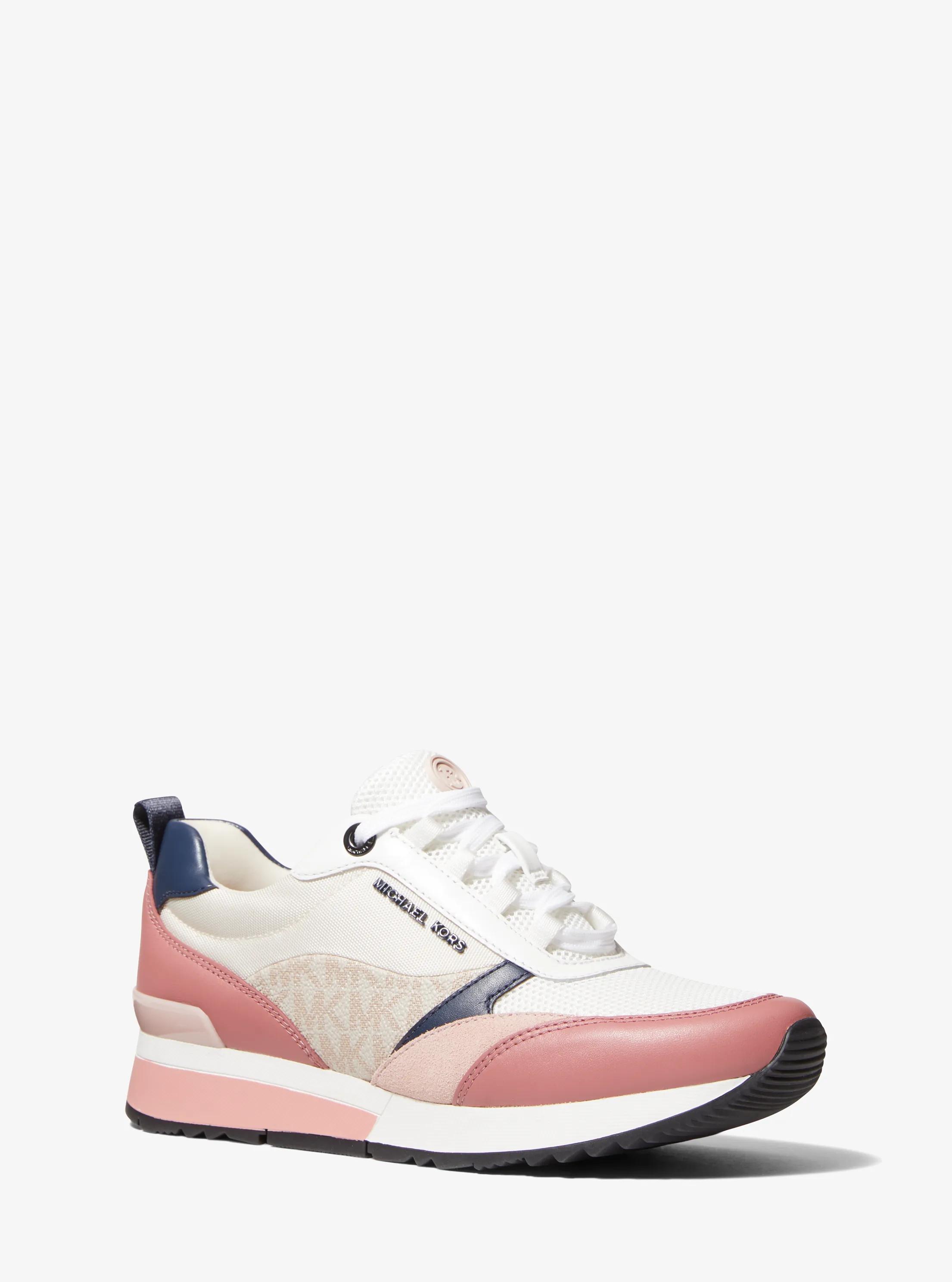 Allie Stride Leather Trainer in CREAM MULTI | Michael Kors