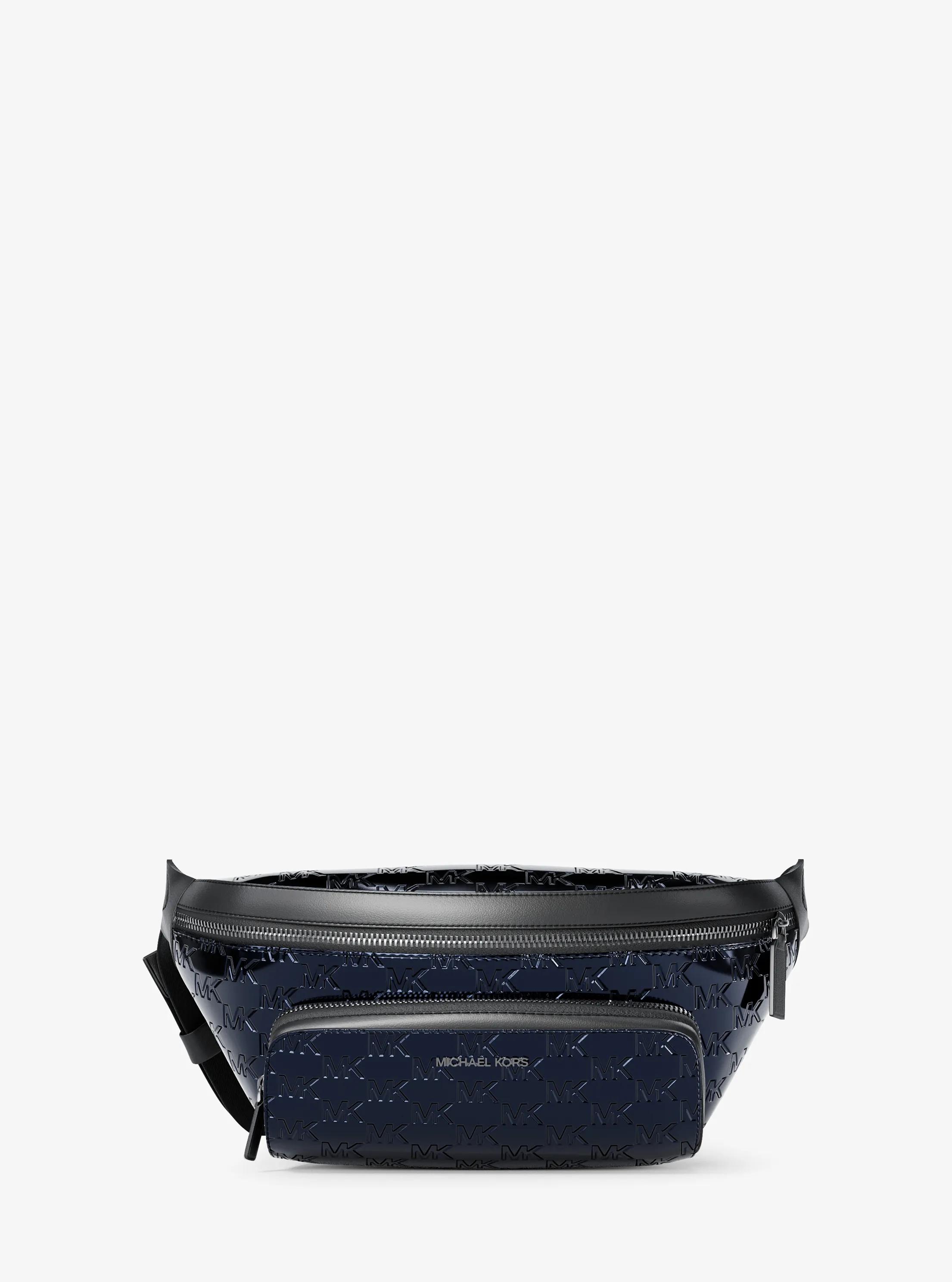 Cooper Medium Metallic Logo Debossed Utility Sling Pack