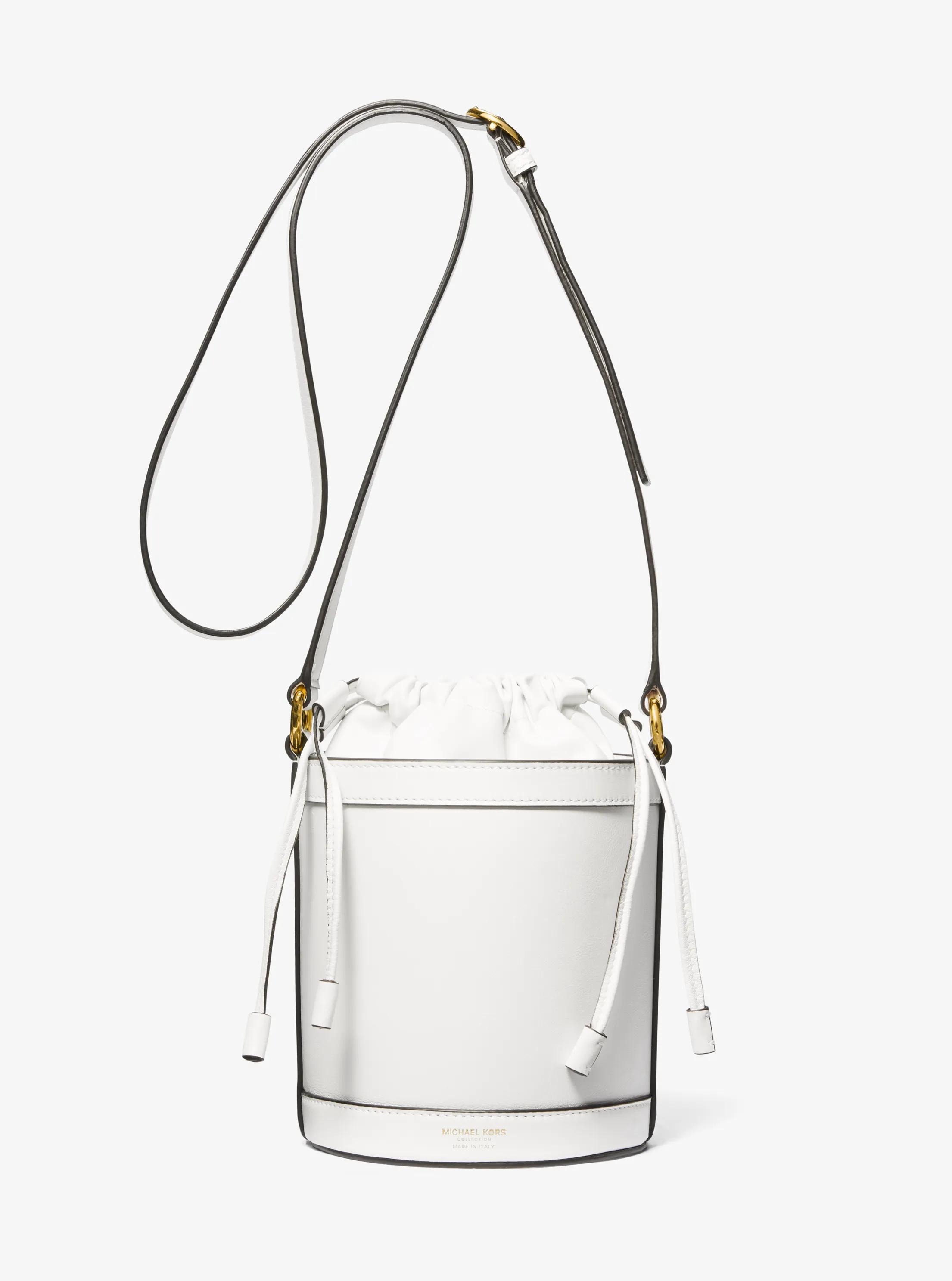 Audrey Medium Leather Bucket Bag