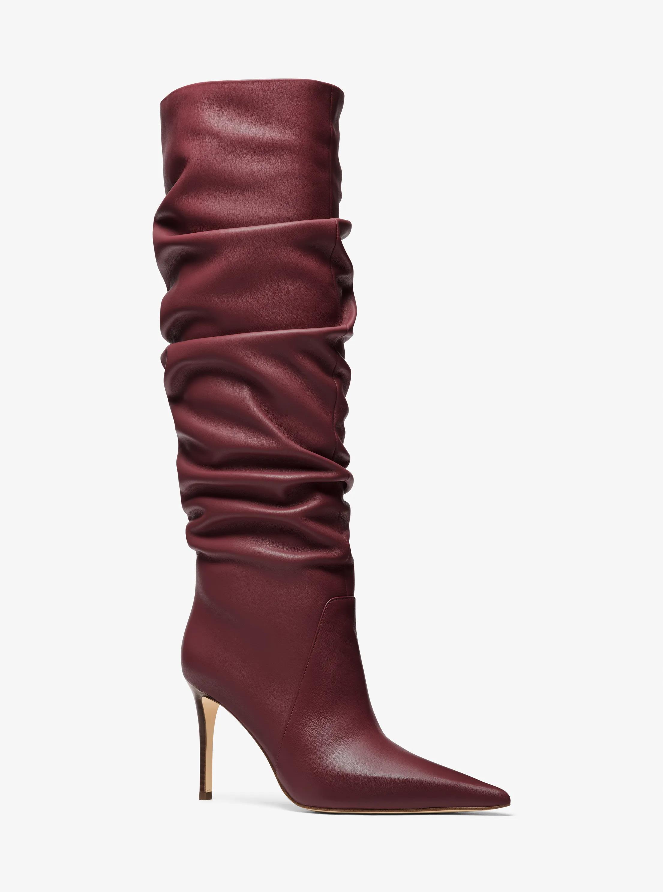 Dawn Leather Boot in OXBLOOD | Michael Kors
