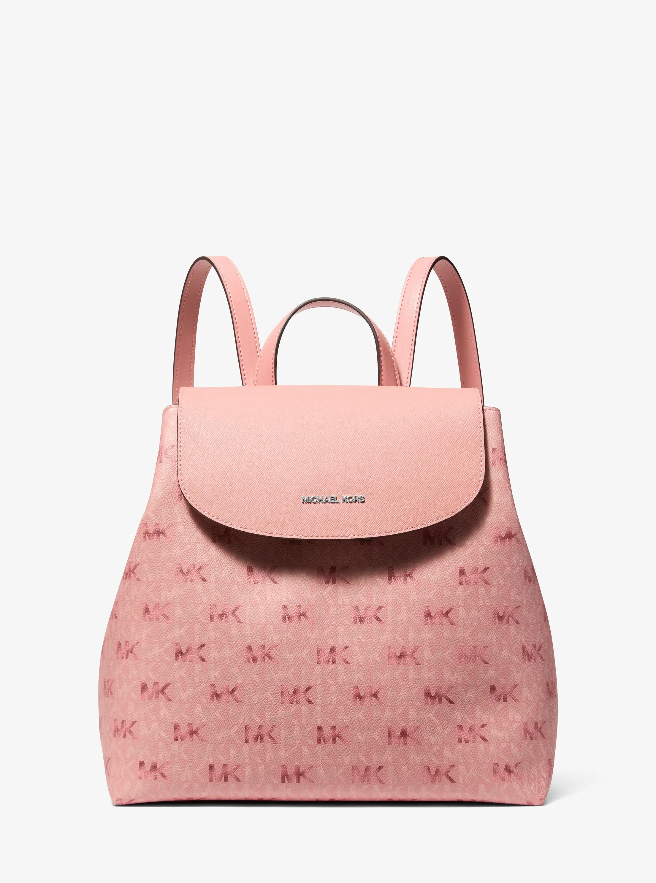 Sac &agrave; dos Maya de taille moyenne &agrave; logo Signature in SUNSET ROSE | Michael Kors