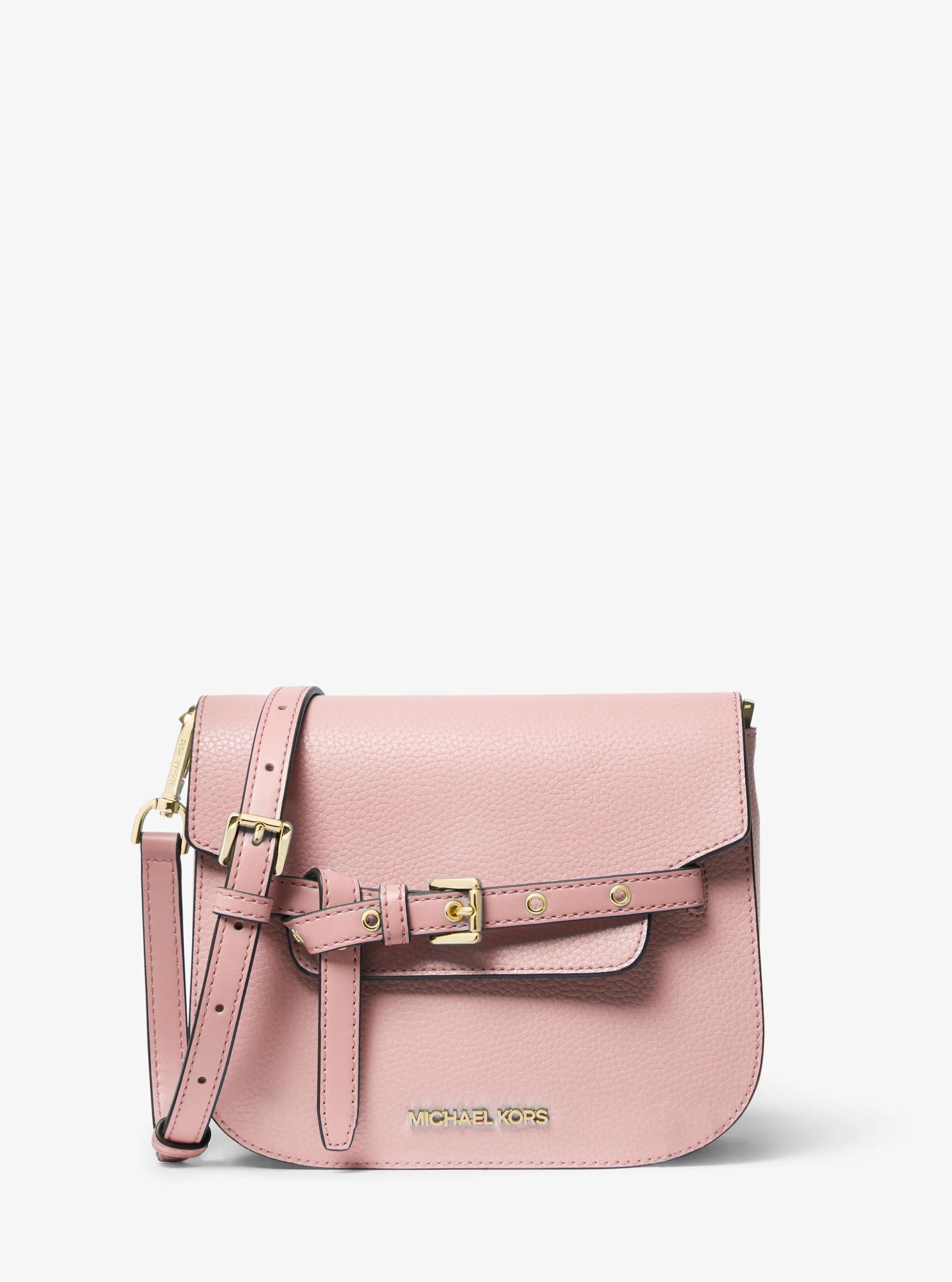 Emilia Small Leather Crossbody Bag in POWDER BLUSH | Michael Kors