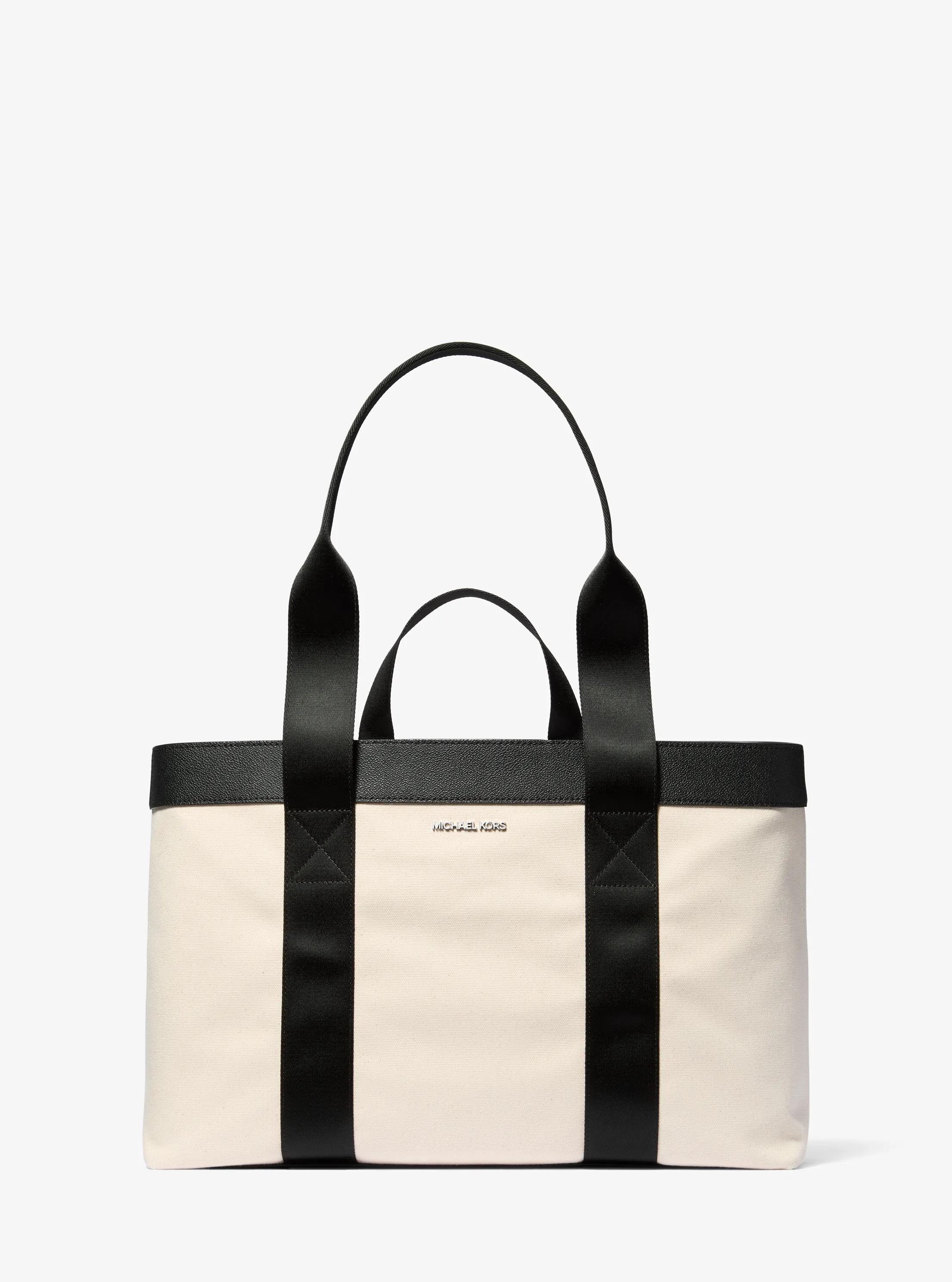 Cooper Canvas Tote Bag in NATURAL | Michael Kors