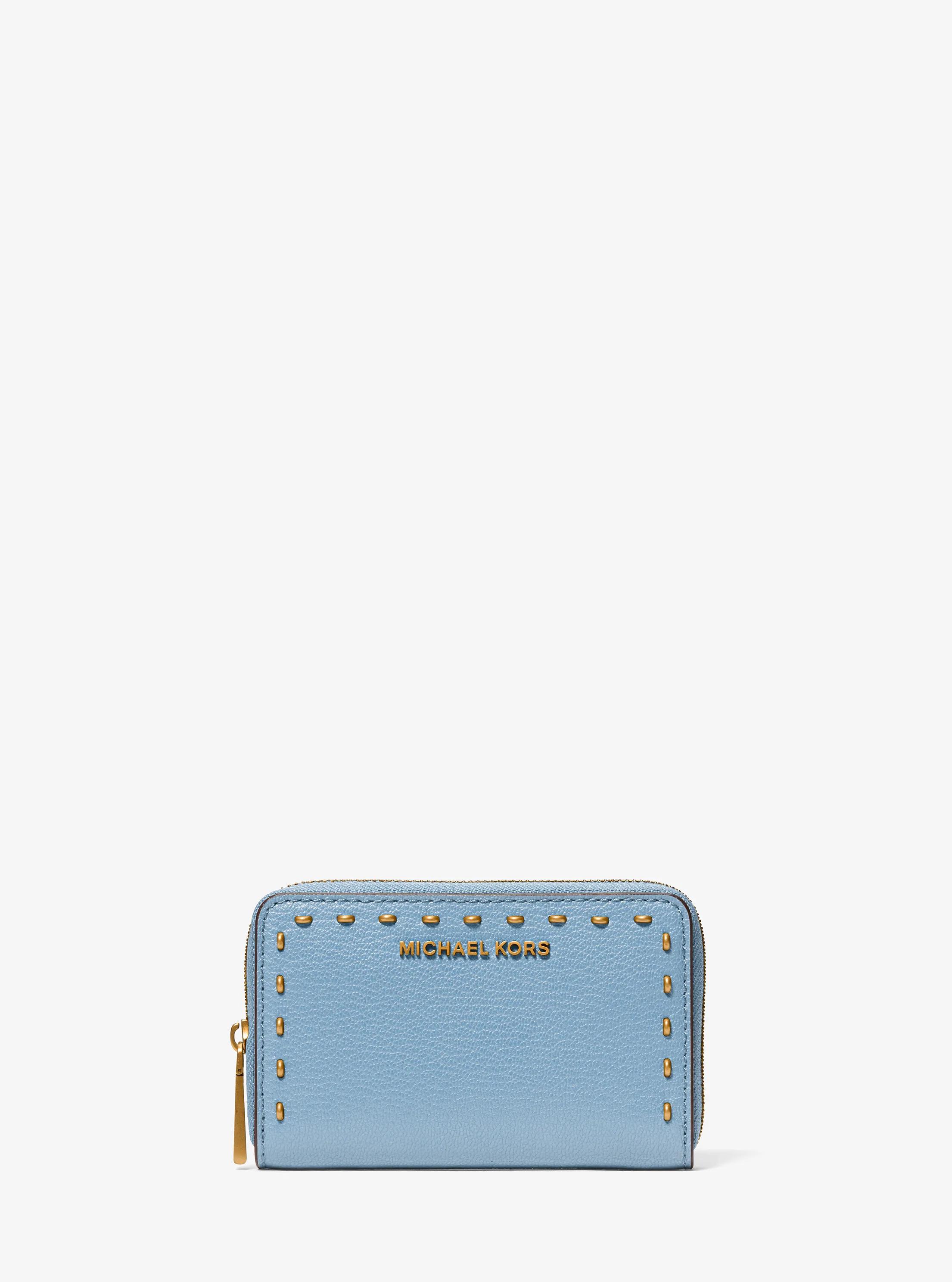 Small Studded Leather Wallet