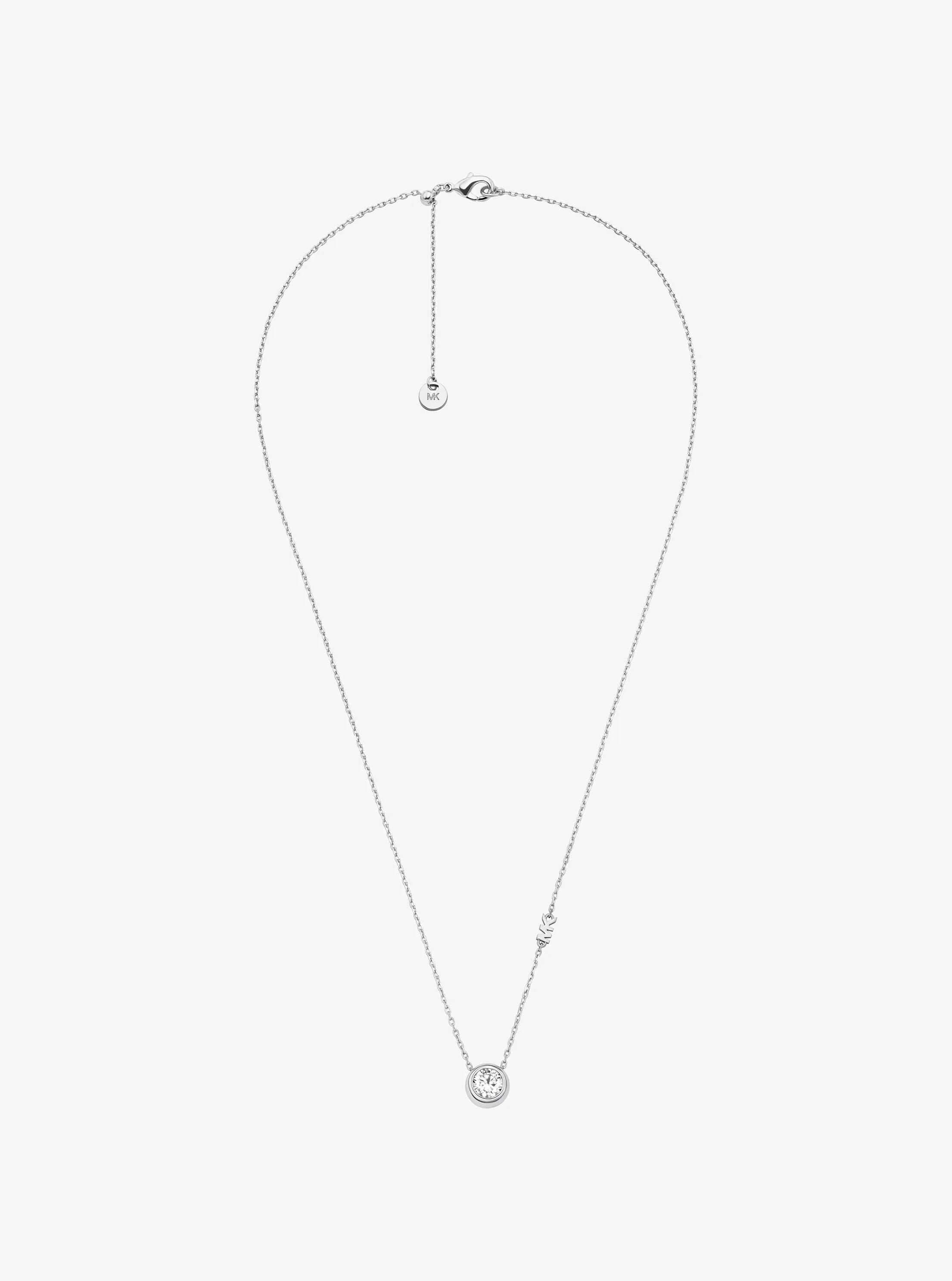 MK Collier avec pendentif pierre ronde - Argent - Michael Kors
