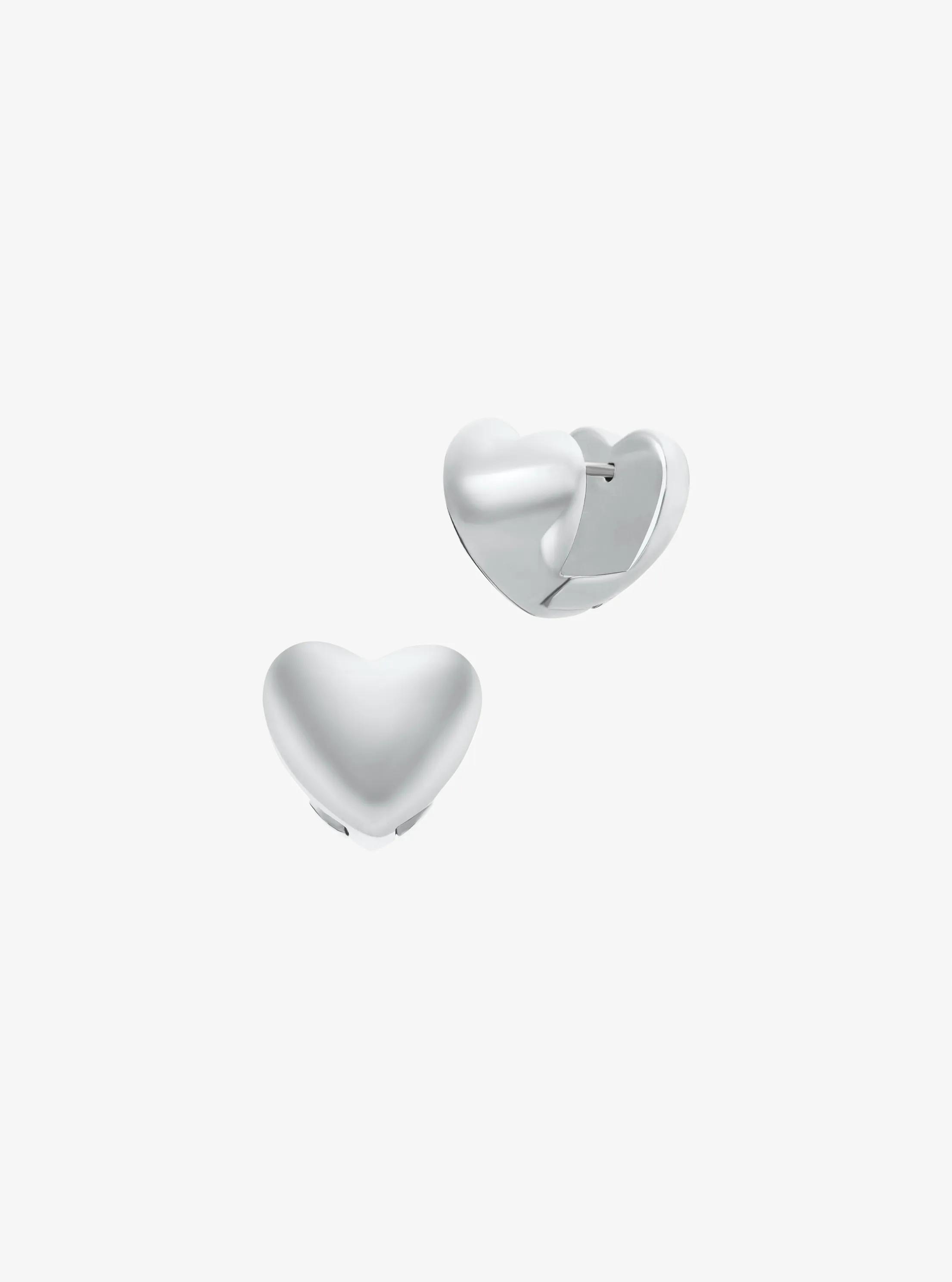 Puffy Heart Huggie Earrings 85$