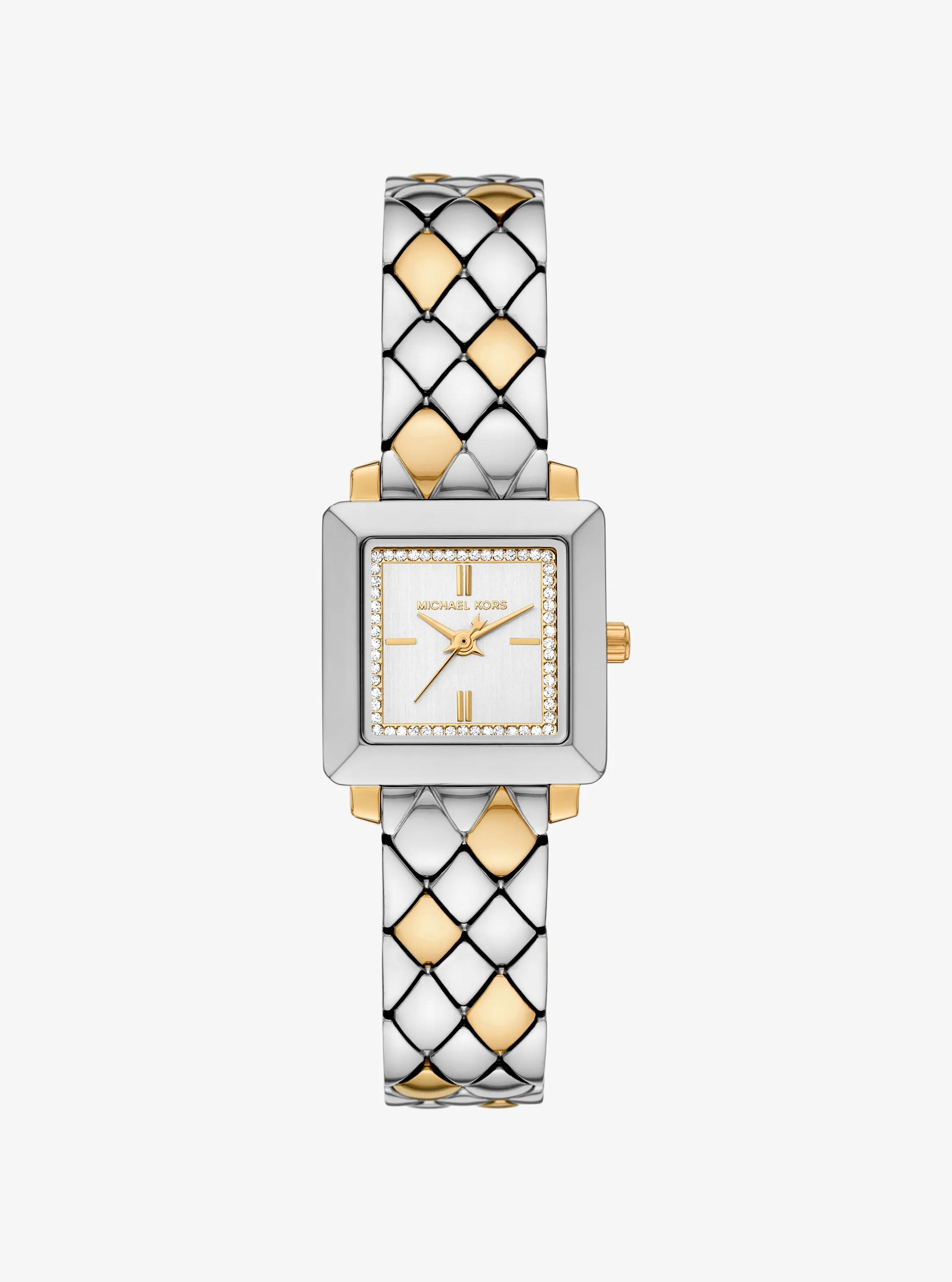 Petite Gwynn Pavé Two-Tone Watch