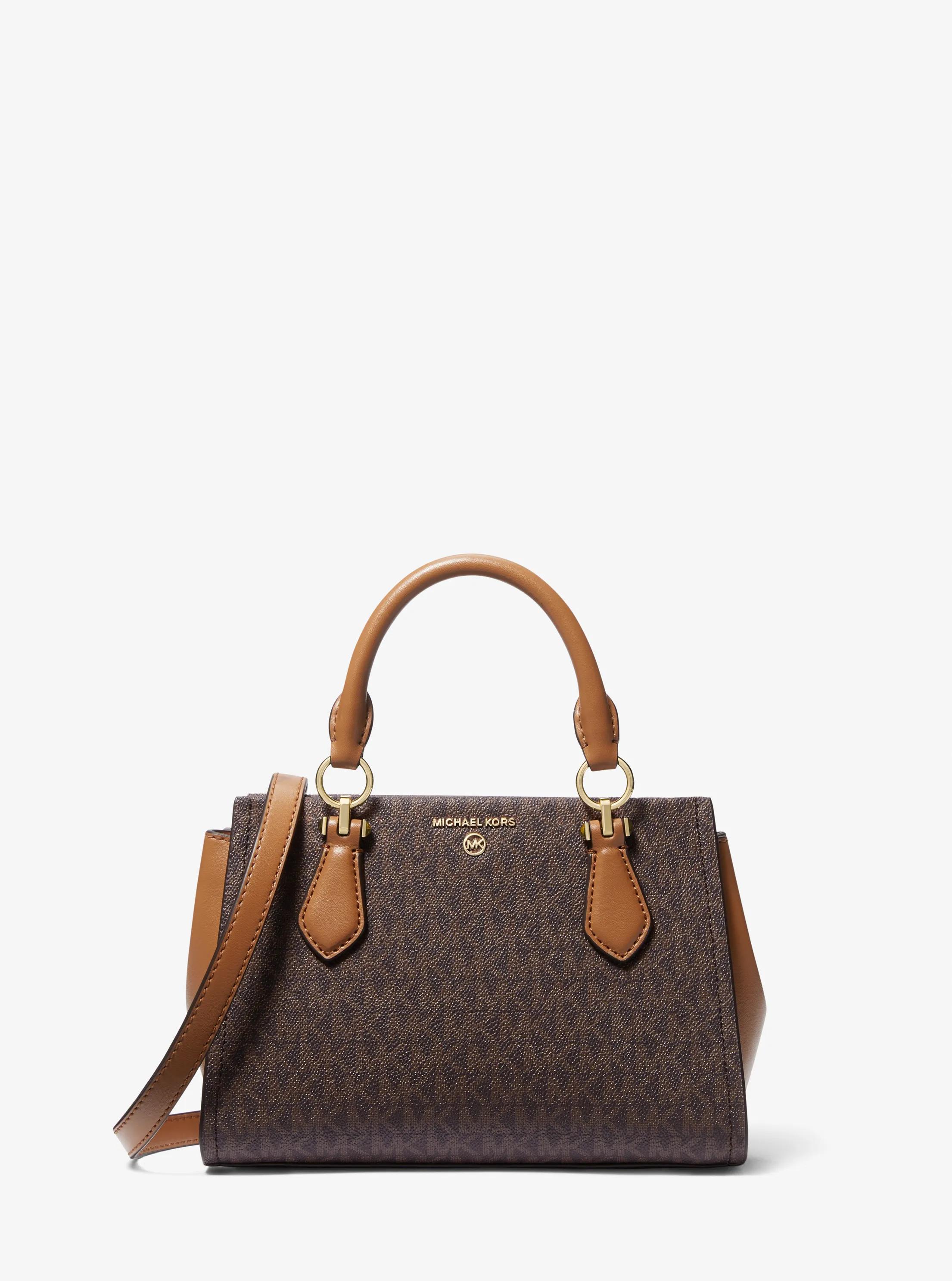 Marilyn Small Logo Crossbody Bag in BRN/ACORN | Michael Kors