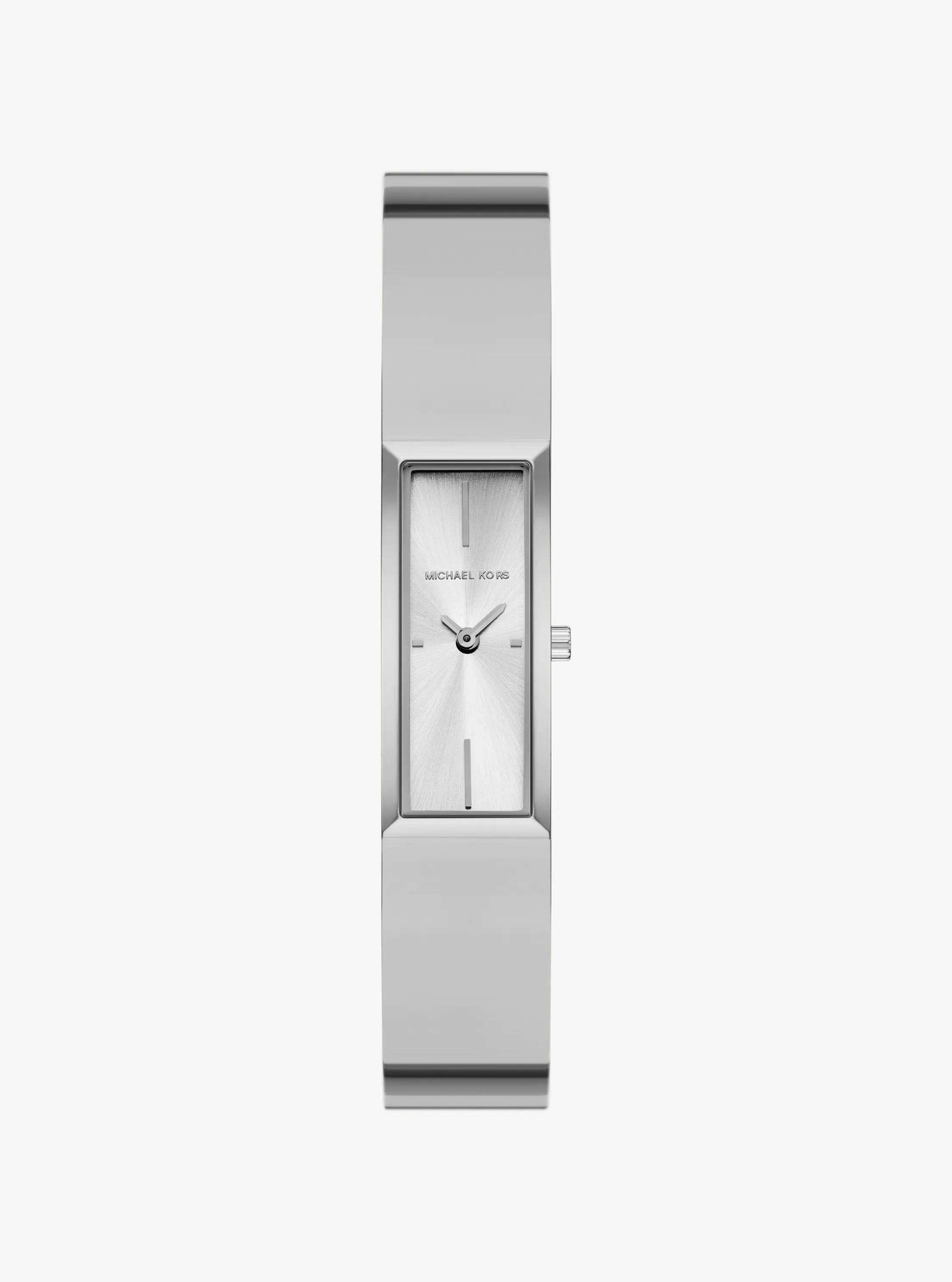 Yazmeen Silver-Tone Bangle Watch in SILVER | Michael Kors