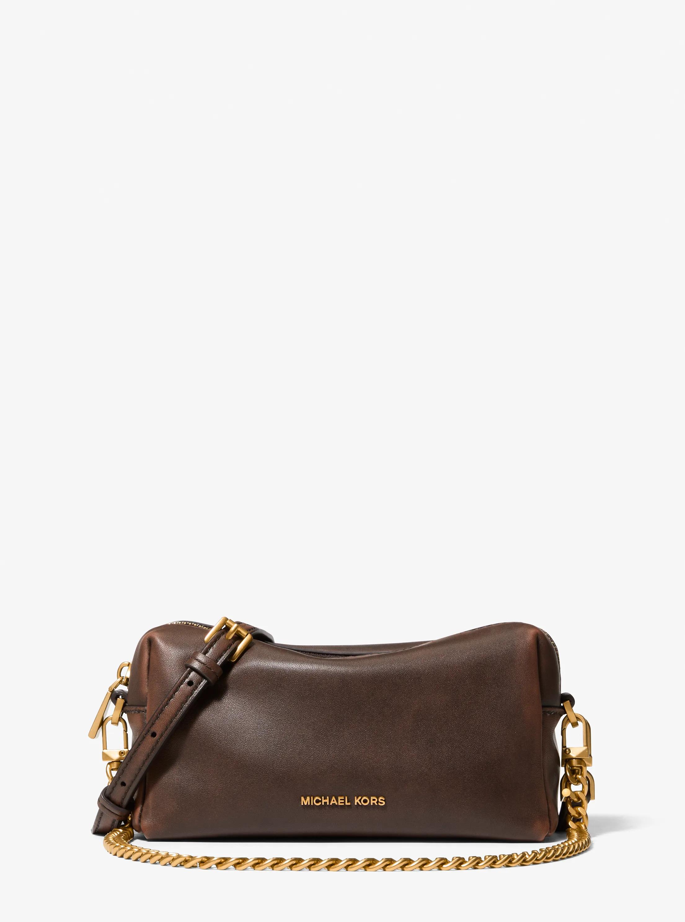 Petit sac &agrave; bandouli&egrave;re convertible Bryant en cuir in CHOCOLAT | Michael Kors