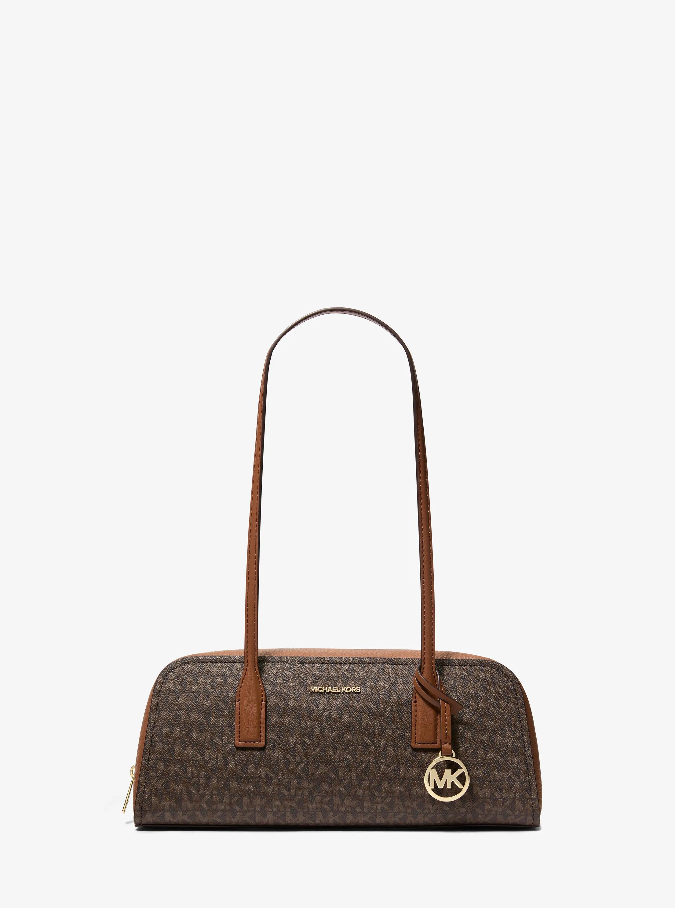 Ashton Signature Logo Shoulder Bag in BROWN | Michael Kors