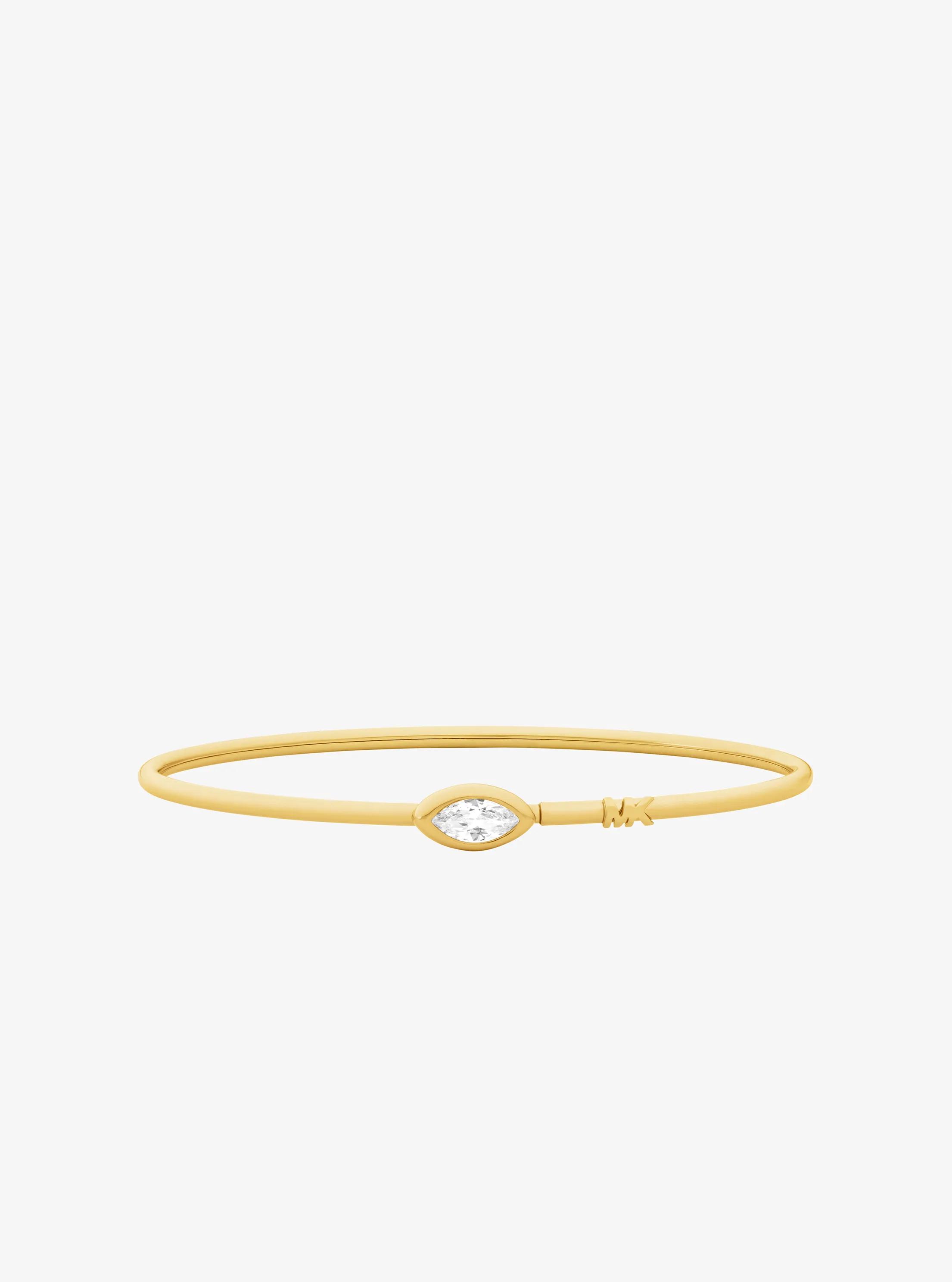 MK Bracelet rigide avec pierre taille marquise - Or - Michael Kors