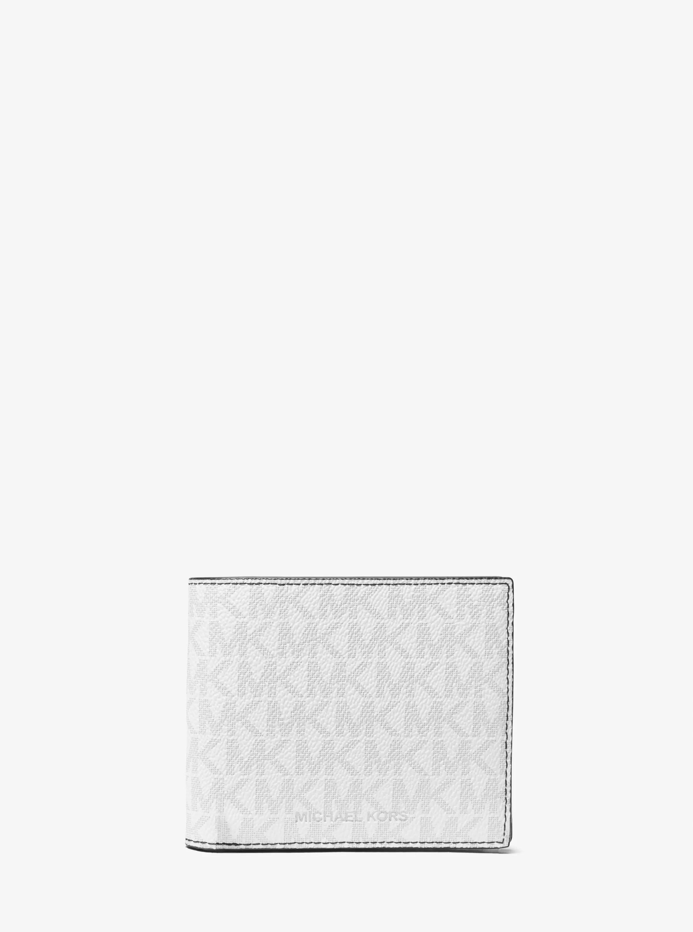 Greyson Logo Billfold Wallet With Coin Pocket in BRIGHT WHT | Michael Kors