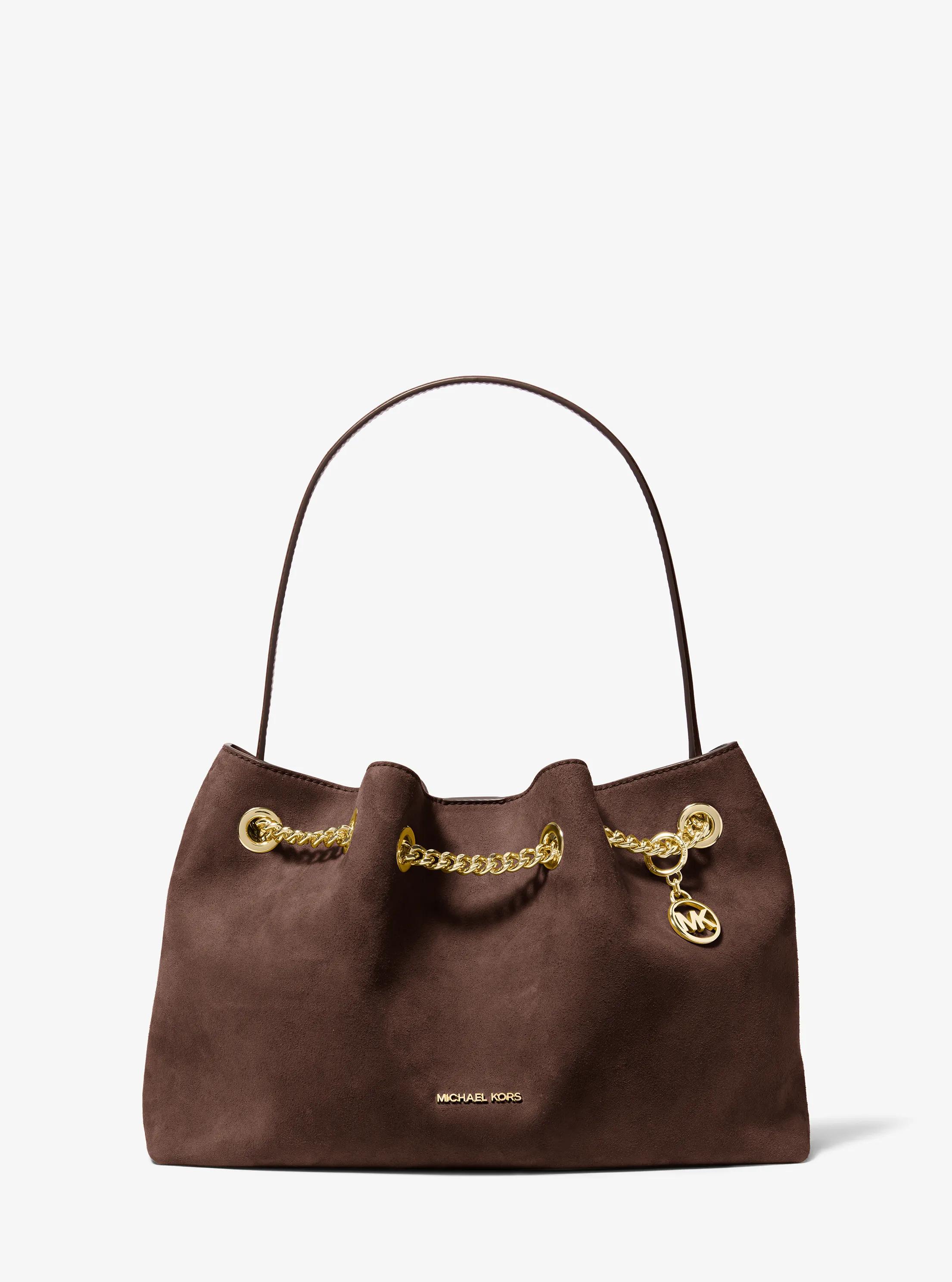 Mina Large Shoulder Bag in NUTMEG | Michael Kors