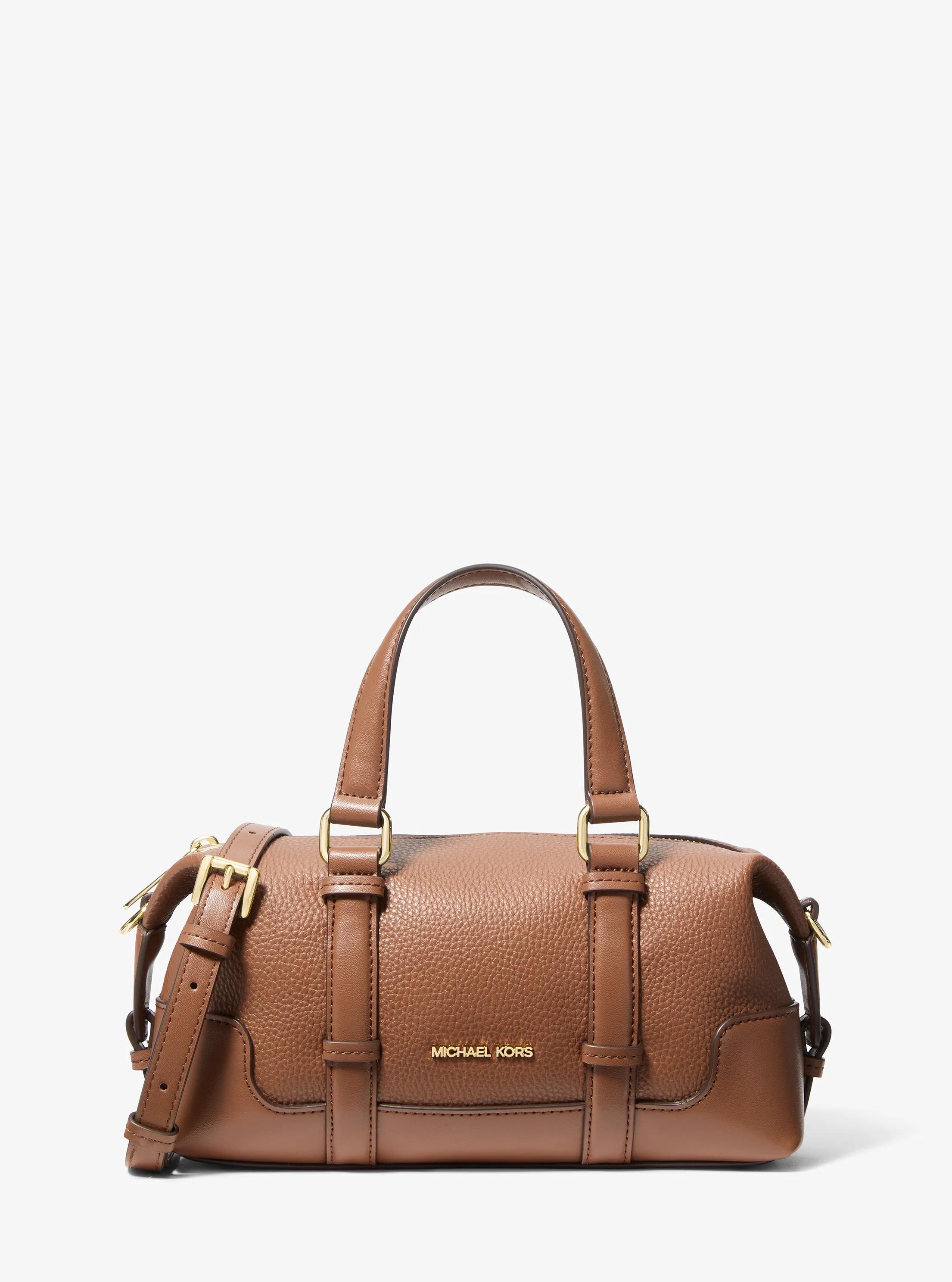 Bandolera Teddi extrapeque&ntilde;a holgada texturizada in LUGGAGE | Michael Kors