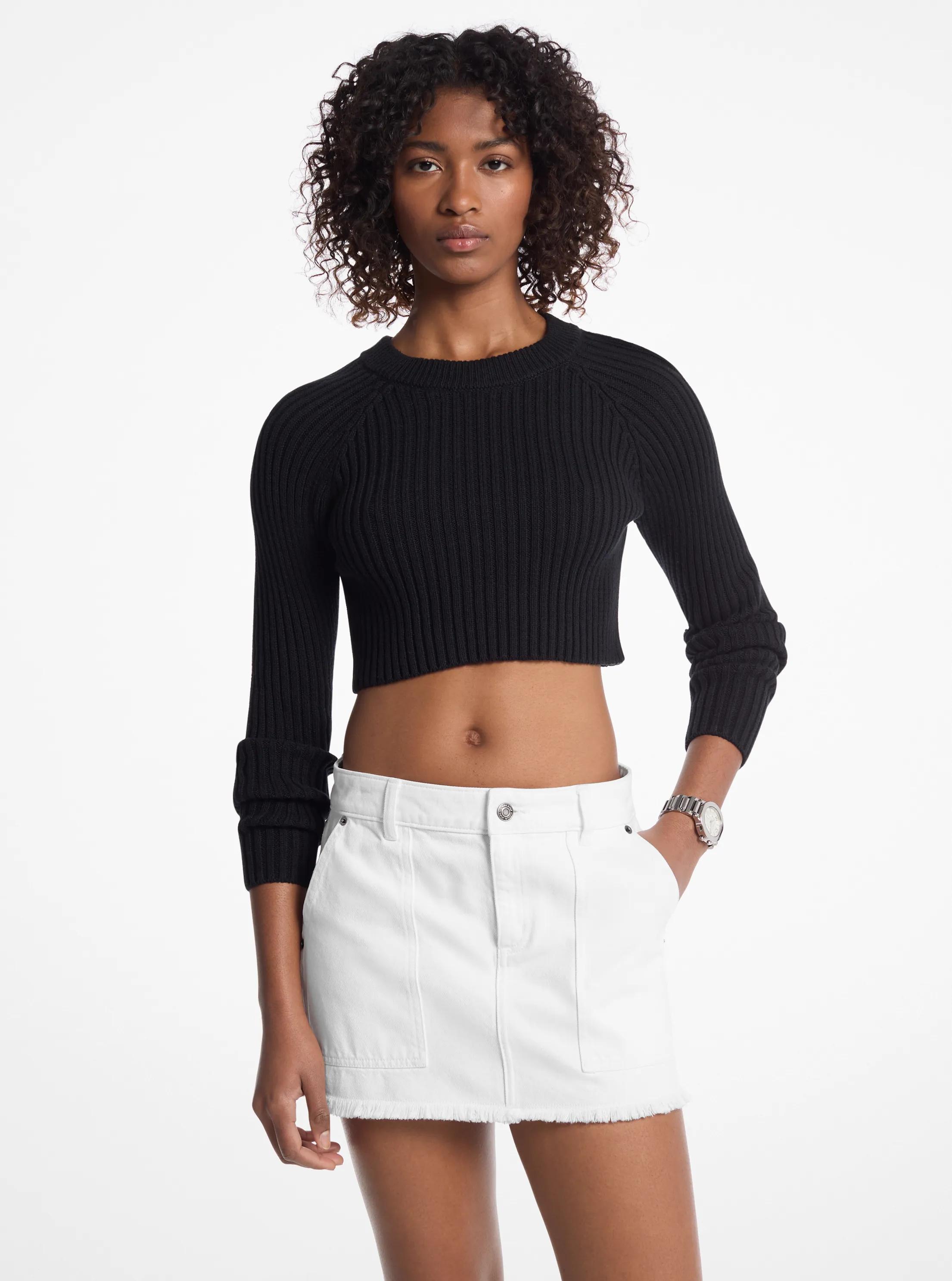 Frayed Denim Mini Skirt 29$