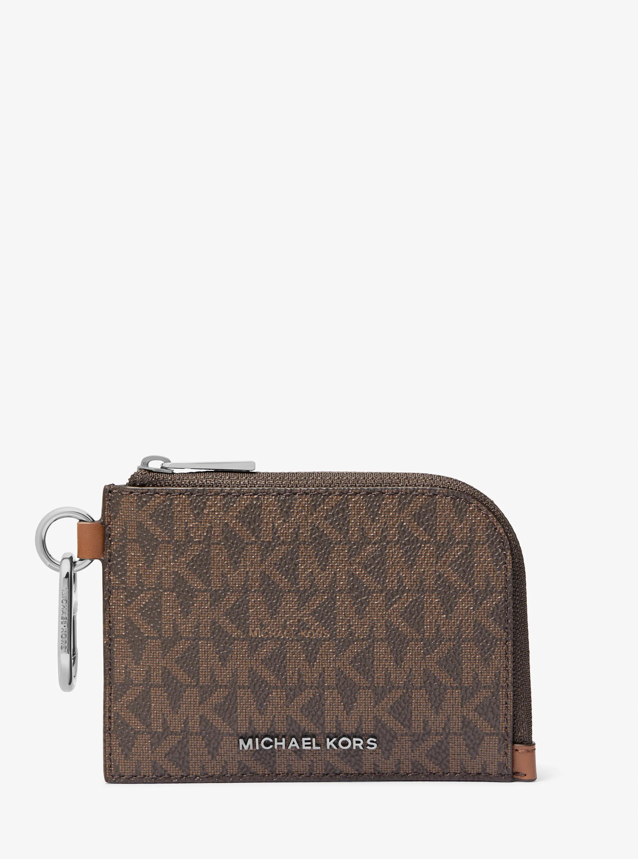 MK Pochette zippée Hudson à logo Signature - Marron - Michael Kors