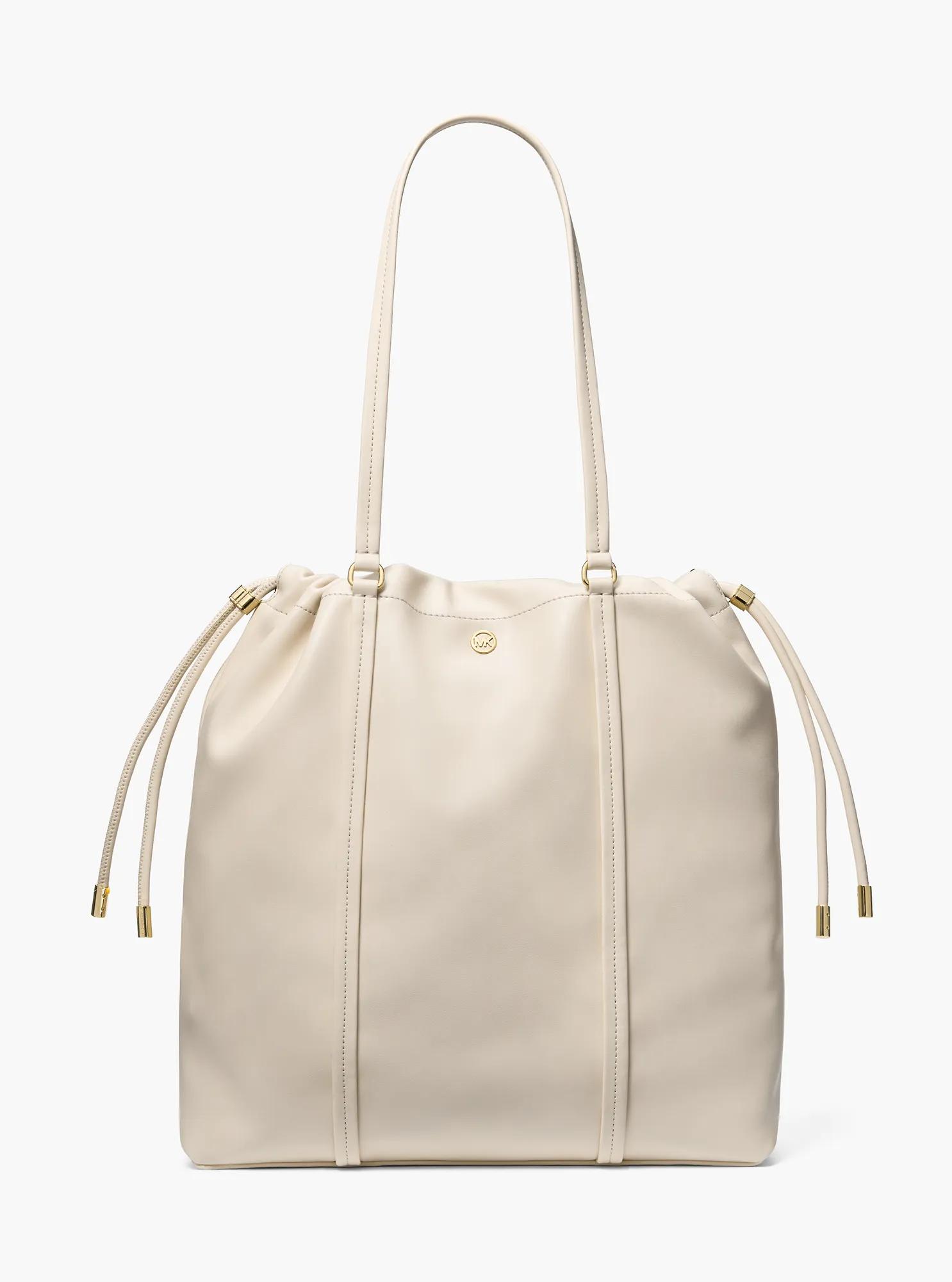 Matilda Large Cinch Tote Bag in LT CREAM | Michael Kors