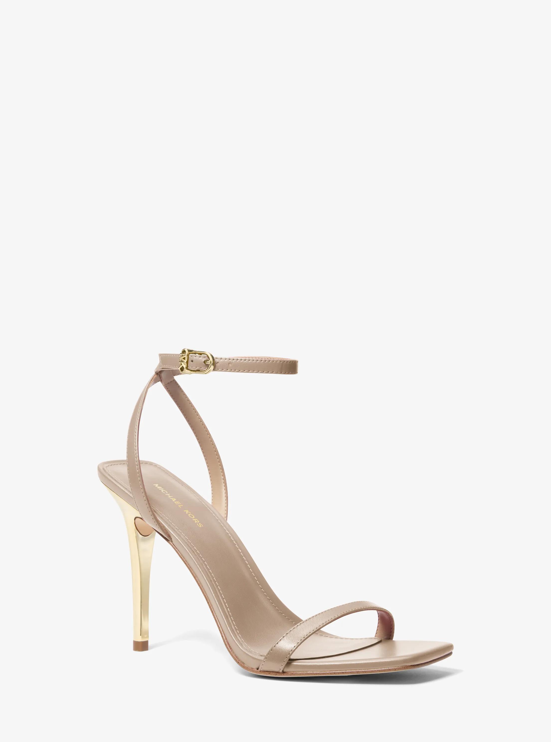 Liana Leather Sandal in BIRCH | Michael Kors