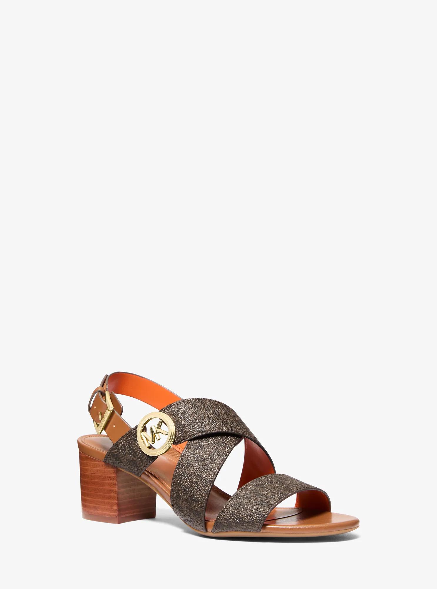 MK Sandale Vera Flex à logo Signature - Marron - Michael Kors