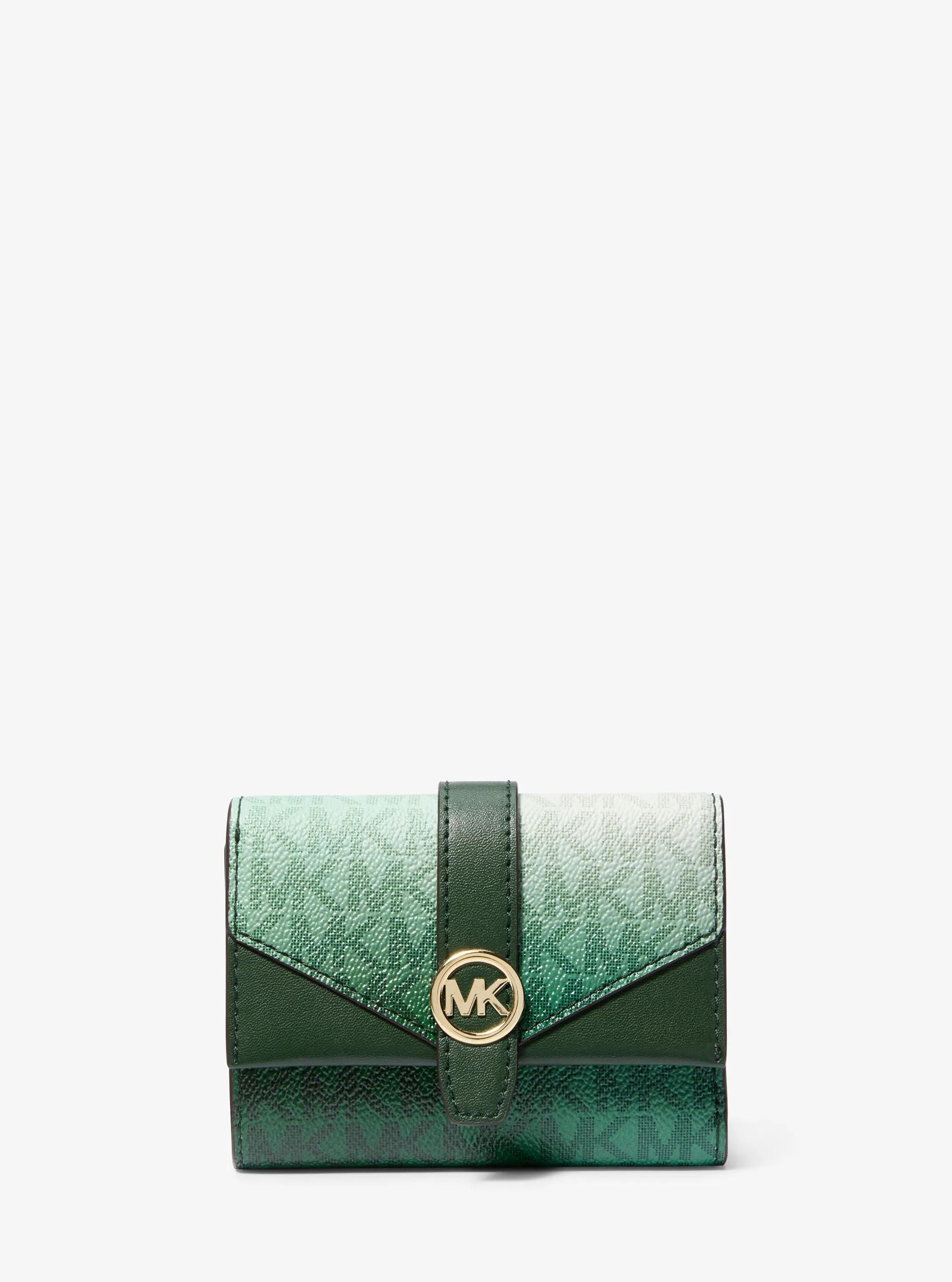 Billetera Greenwich mediana plegable con dise&ntilde;o ombr&eacute; y logotipo exclusivo in MUSGO COMBINADO | Michael Kors