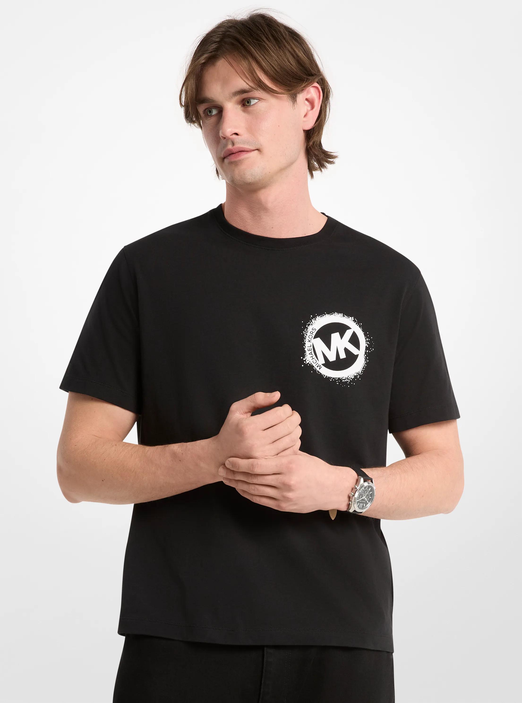 Michael Kors Graphic Logo Cotton Jersey T-Shirt