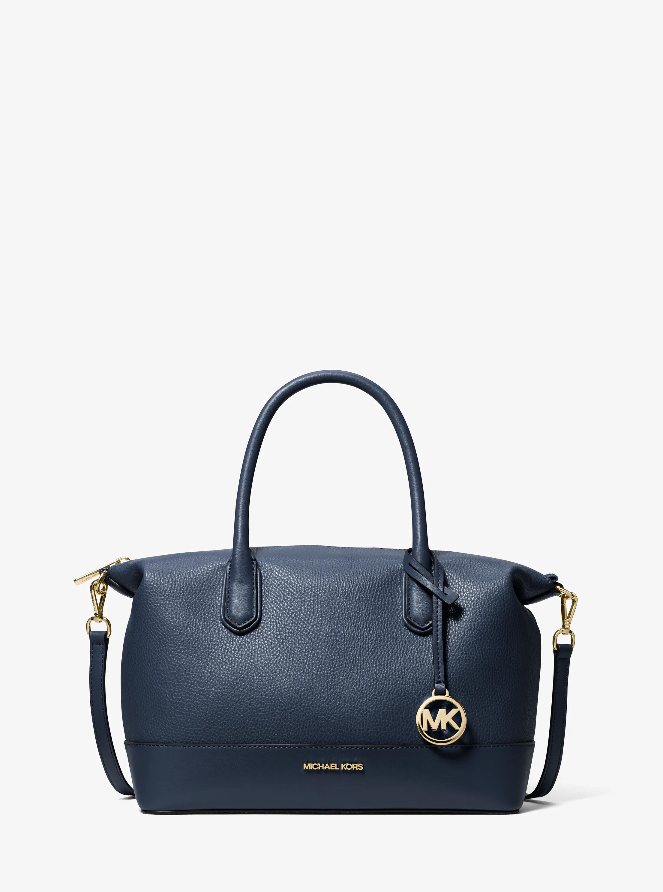 Hyde Medium Satchel in NAVY | Michael Kors