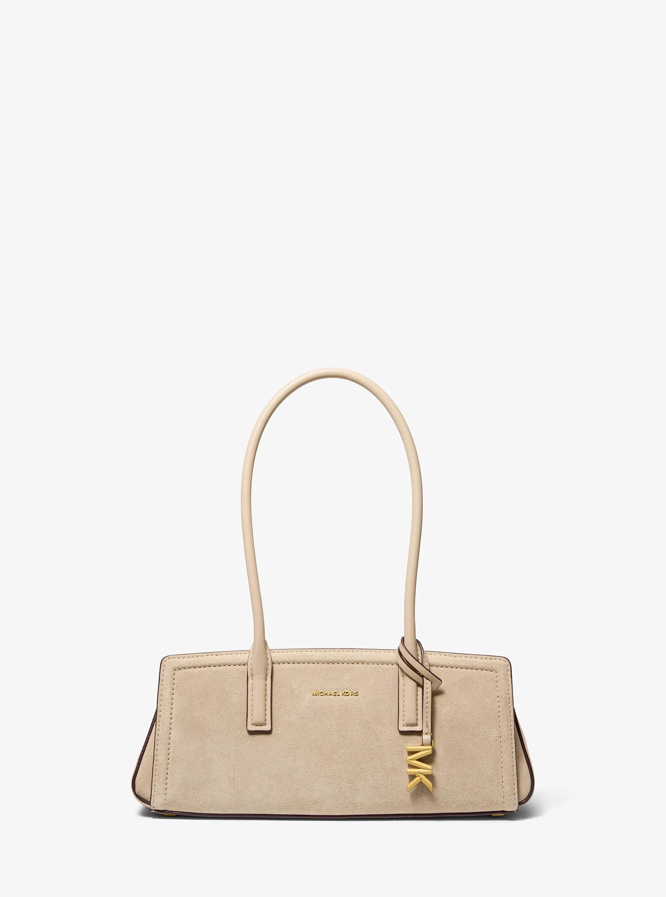 Michael Michael Kors Mk Schultertasche Laila Small Aus Wildleder - Natur - Michael Kors