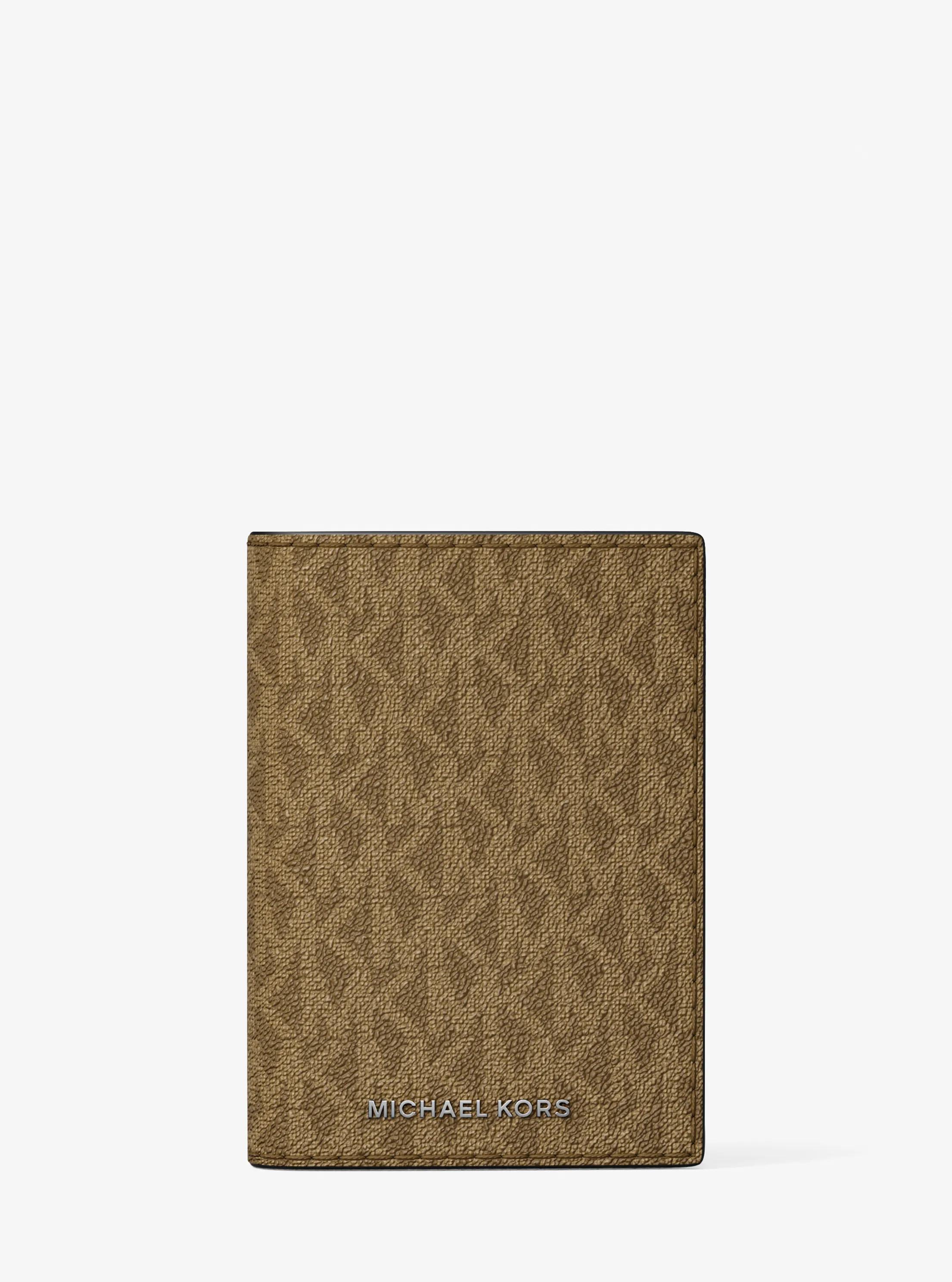 MK Porte-cartes Folio Hudson à logo Signature - Vert - Michael Kors