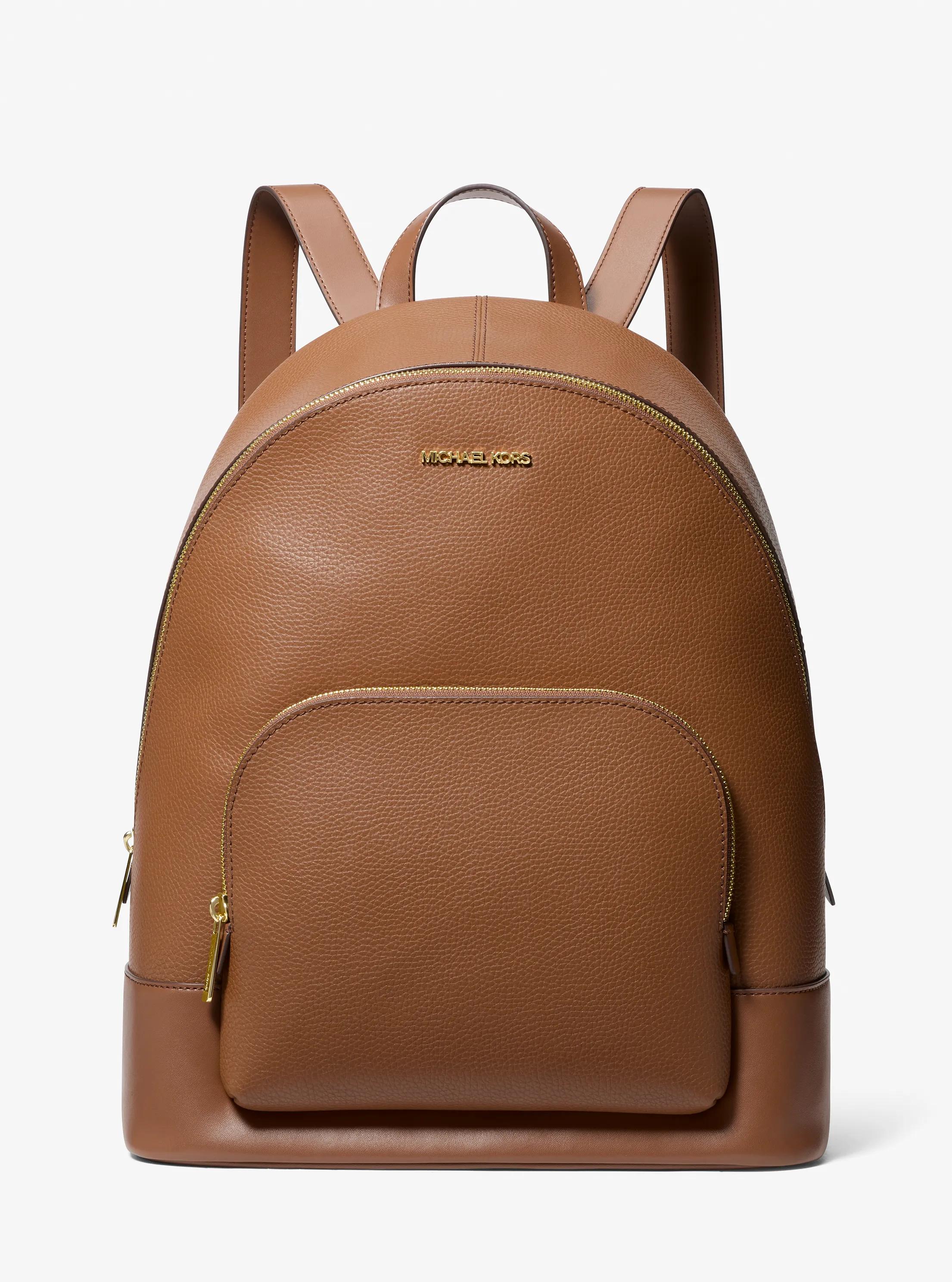 Connie Large Leather Backpack in LUGGAGE | Michael Kors