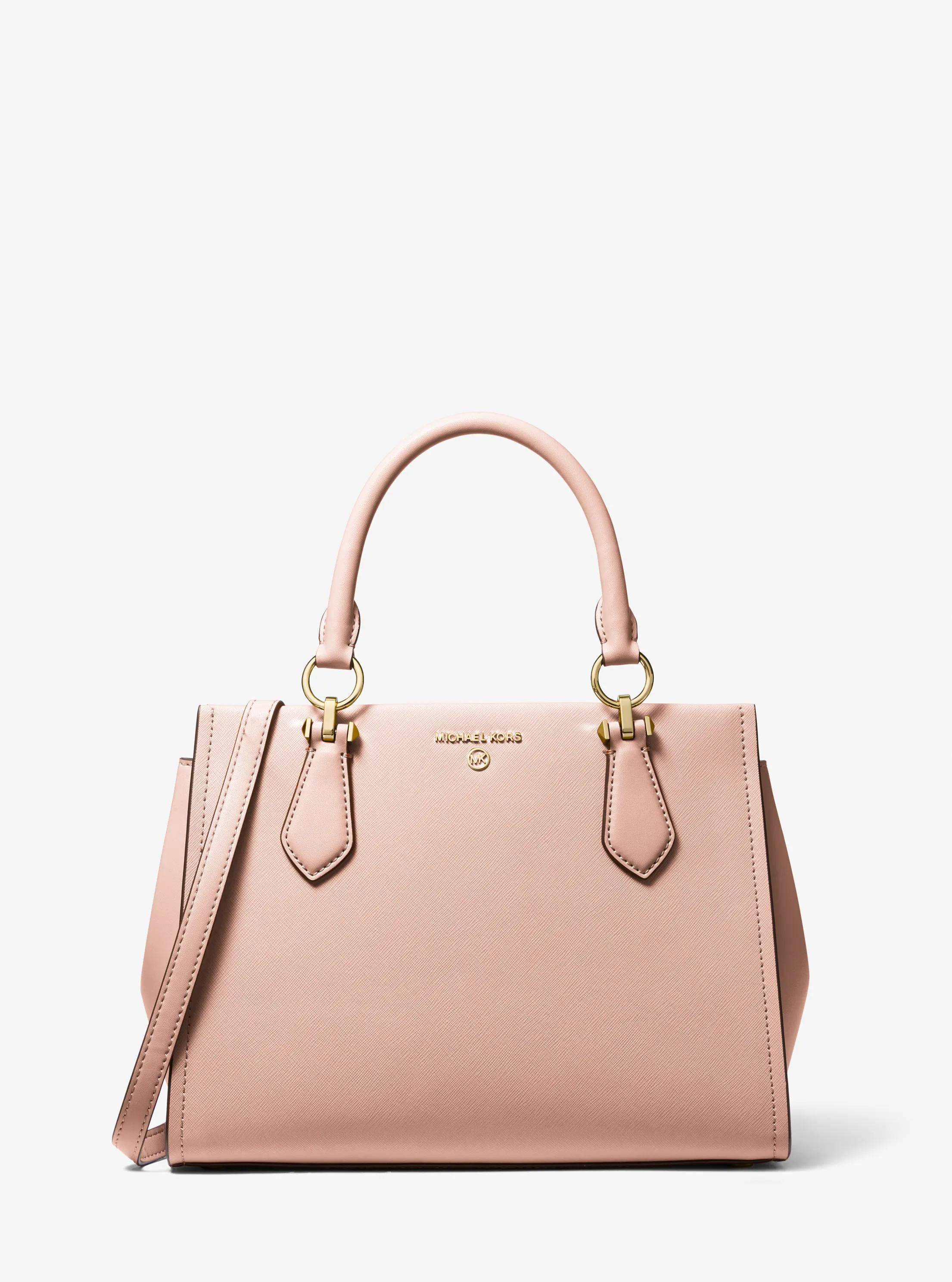 Bolso satchel Marilyn mediano de piel saffiano