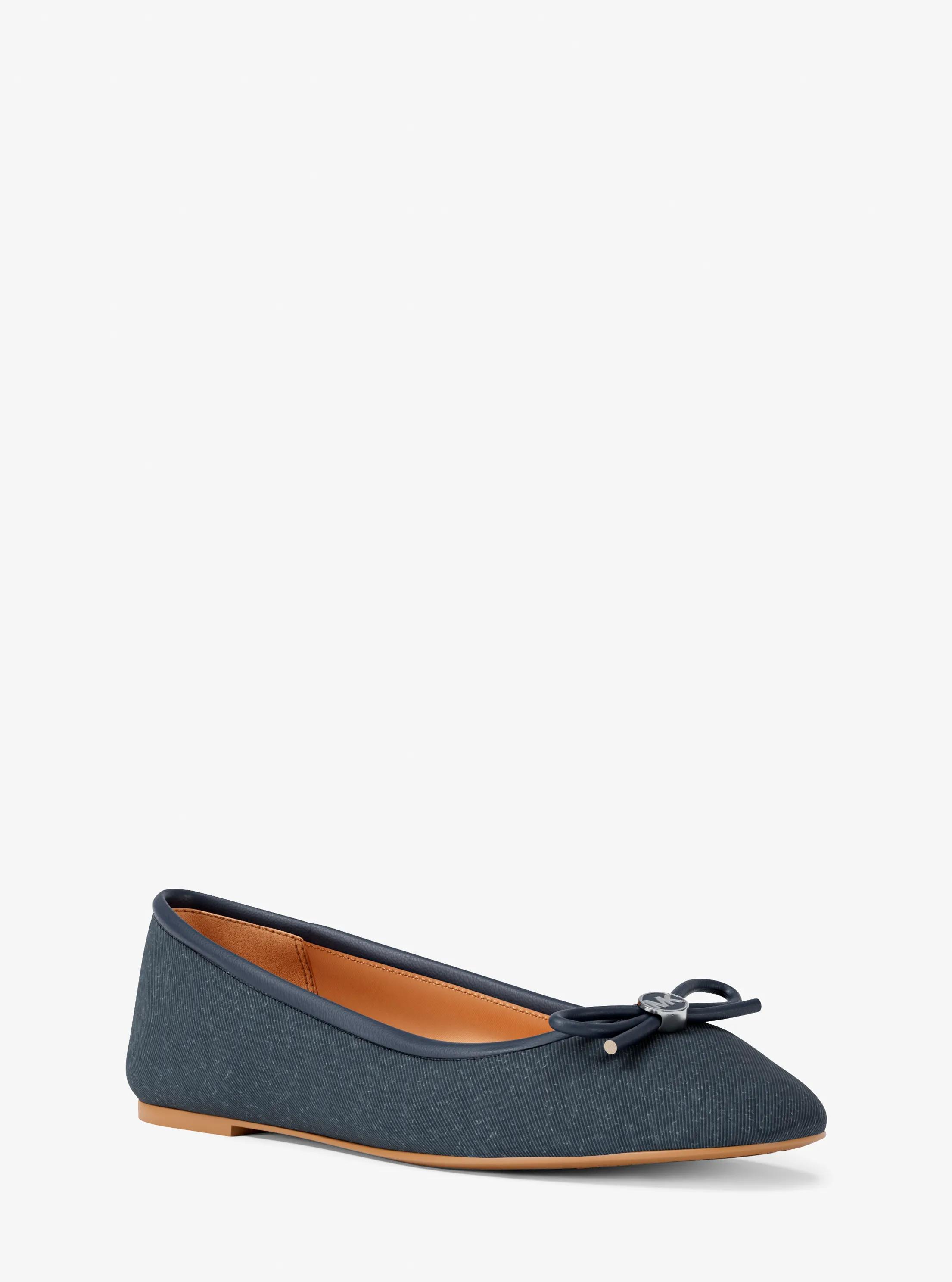 Savannah Denim Ballet Flat in DK VT BLUWSH | Michael Kors