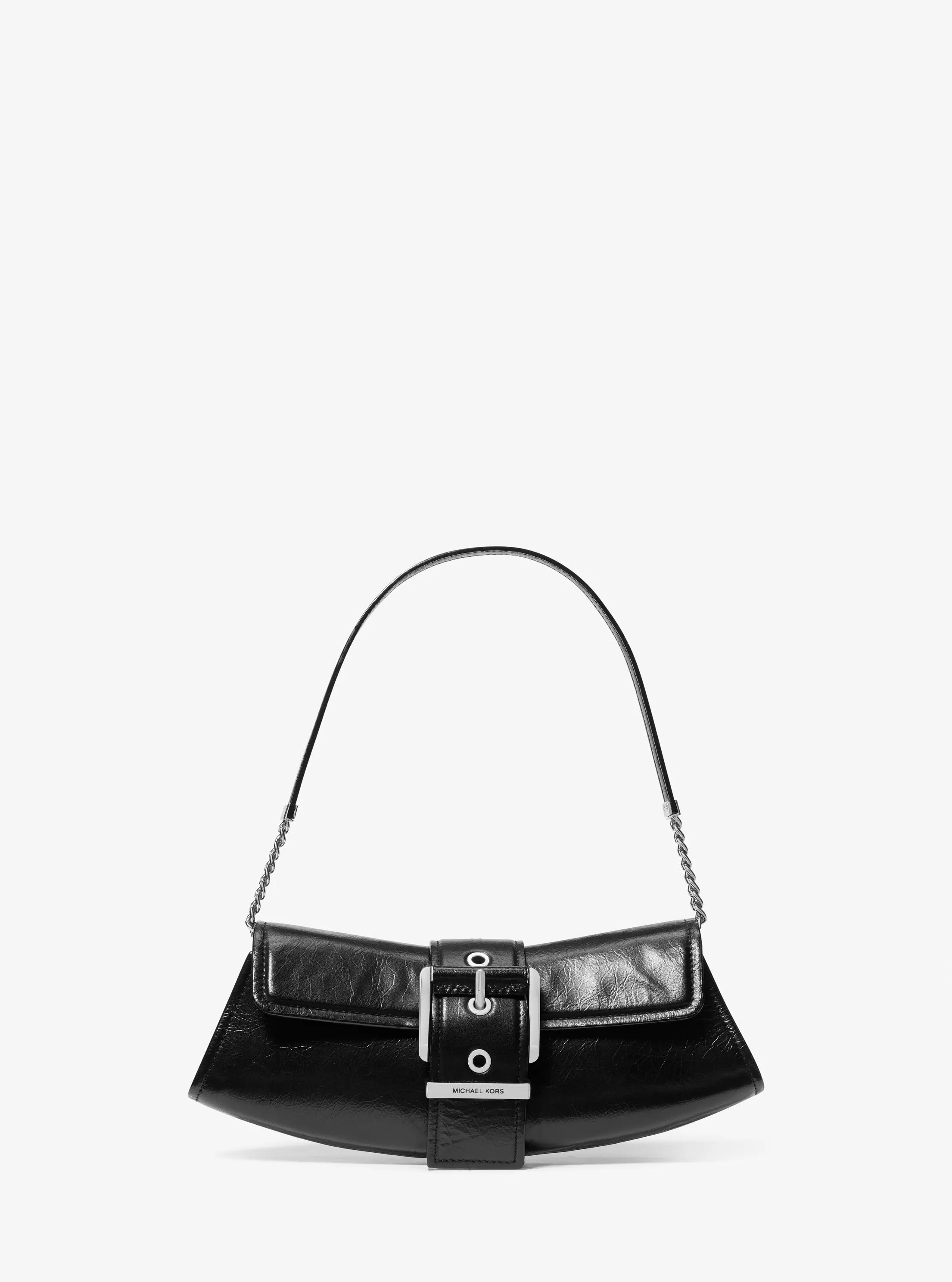 Clutch convertibile Colby piccola in pelle craquel&eacute;