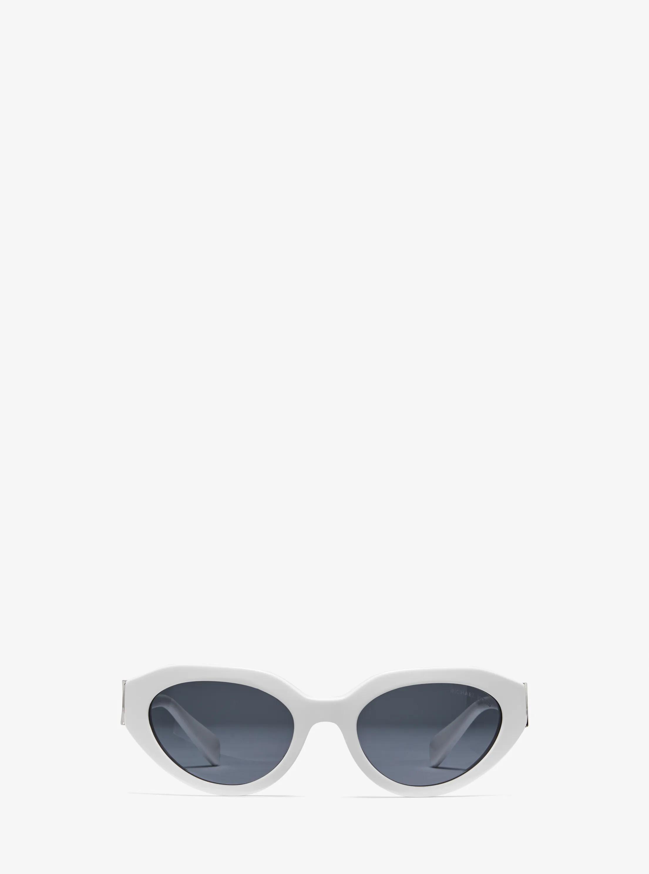 Empire Oval Sunglasses in OPTIC WHITE | Michael Kors