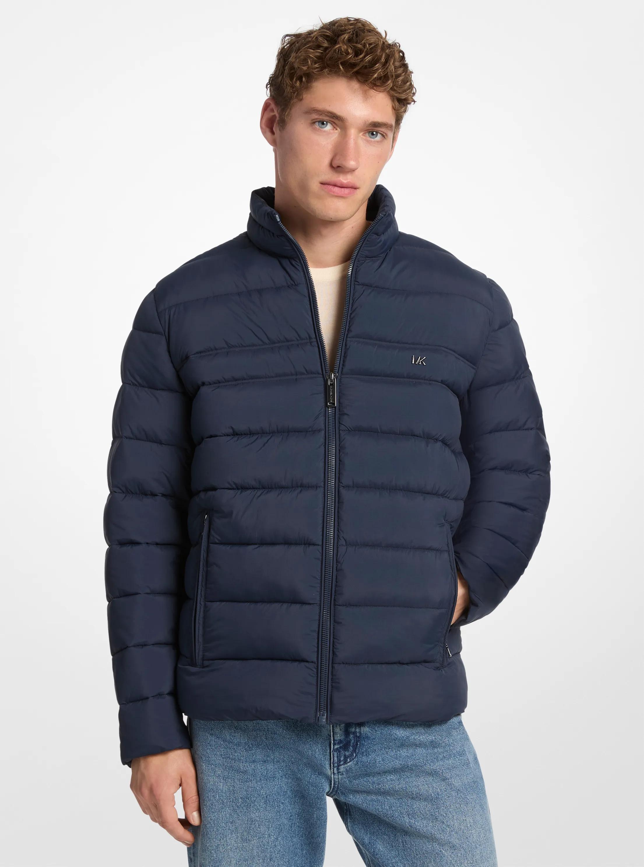 Baxter Nylon Puffer Jacket in MIDNIGHT | Michael Kors