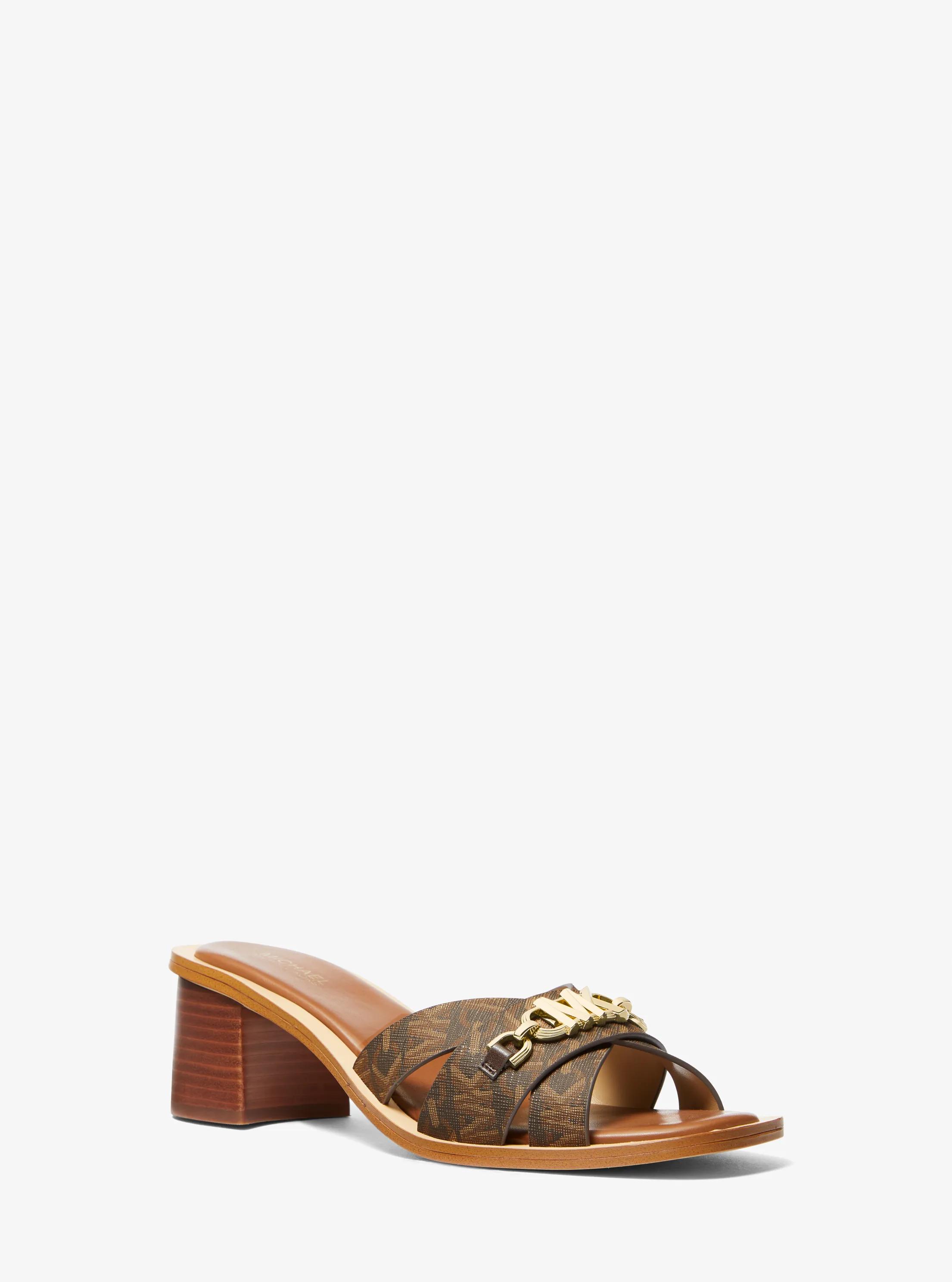 MK Sandaal Tiffanie met kenmerkend Empire-logo - Bruin - Michael Kors