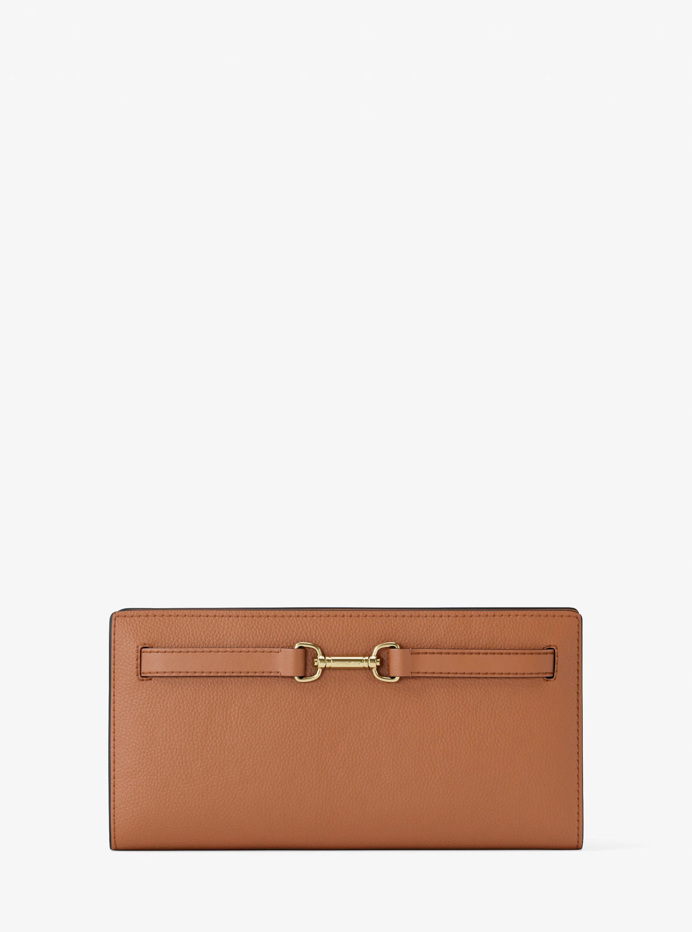 Grand portefeuille Carson en cuir grain&eacute; in VALISE | Michael Kors