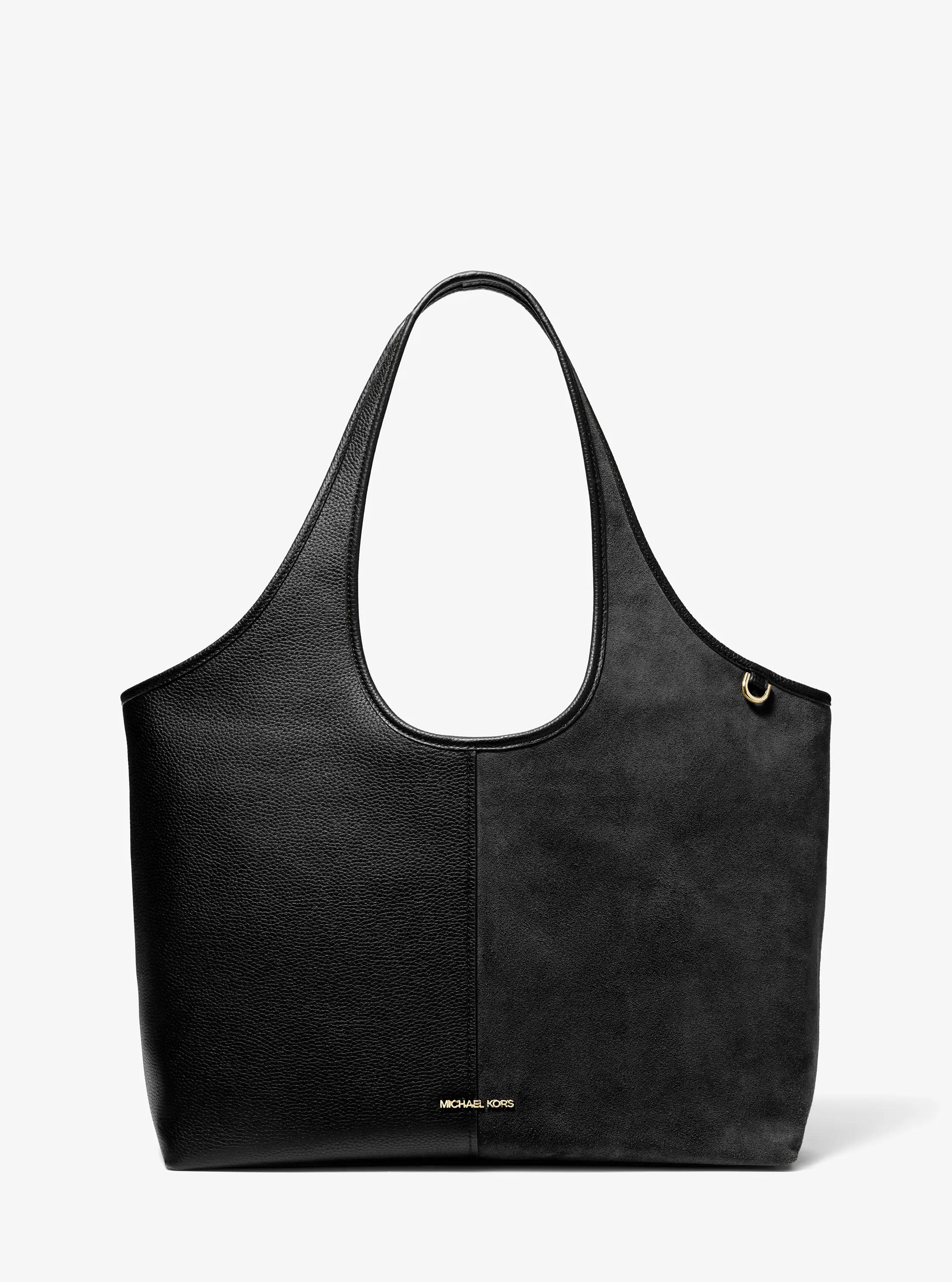 Michael Michael Kors Mk Shopper Henly Large Aus Leder Und Wildleder - Schwarz - Michael Kors