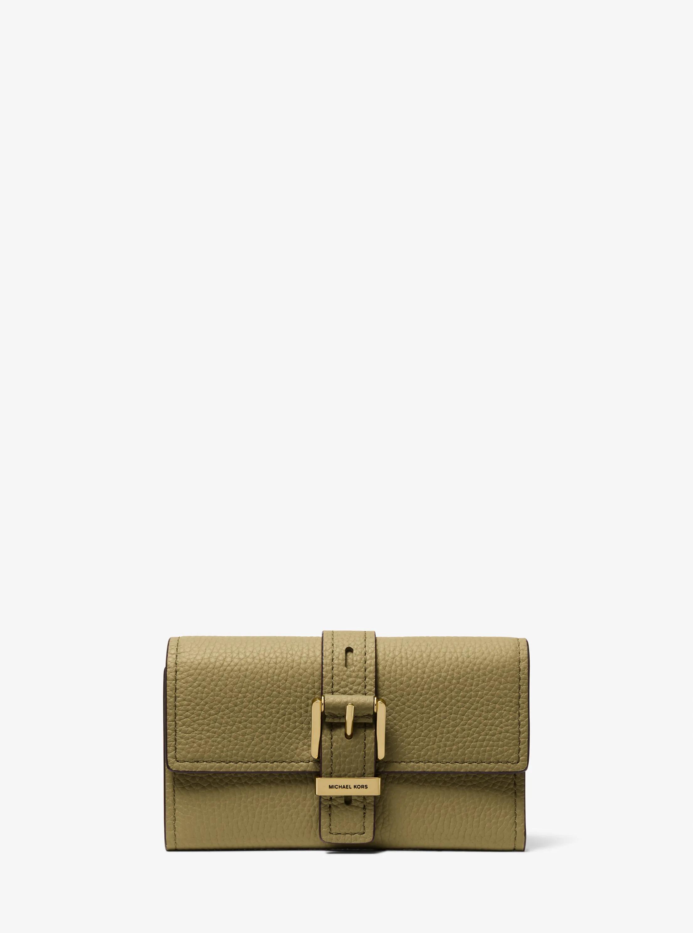 Nolita Medium Pebbled Leather Tri-Fold Wallet