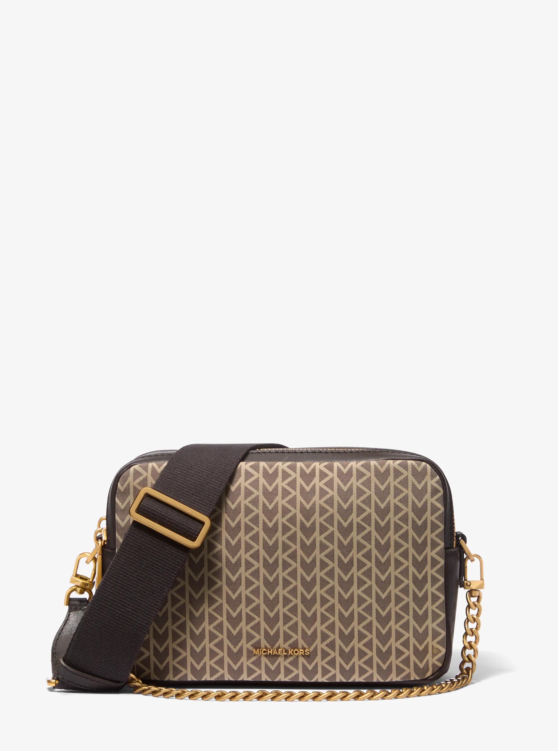 Sac &agrave; bandouli&egrave;re pour appareil photo Bryant de taille moyenne en jacquard &agrave; logo MK2000