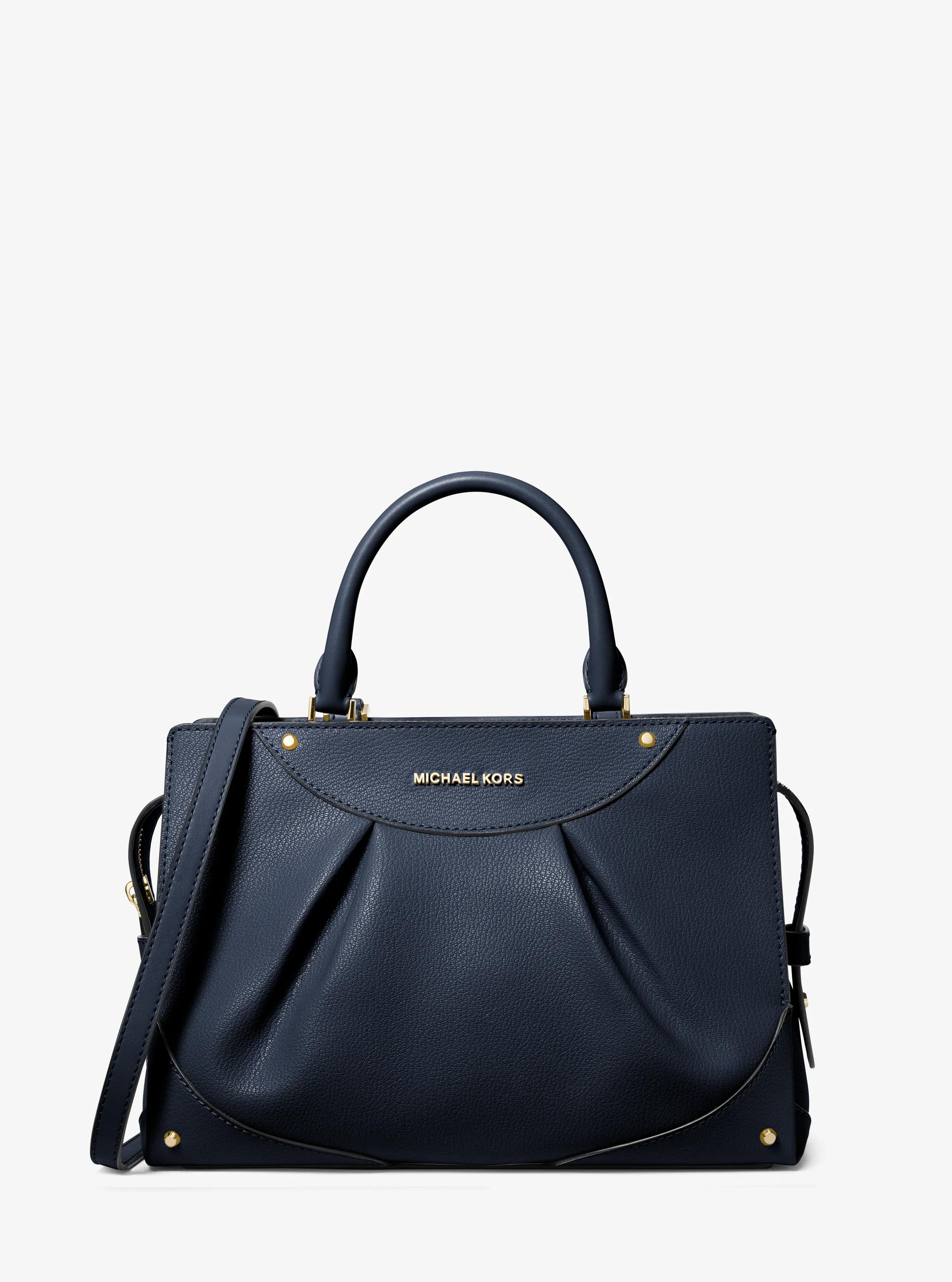 Enzo Medium Leather Satchel
